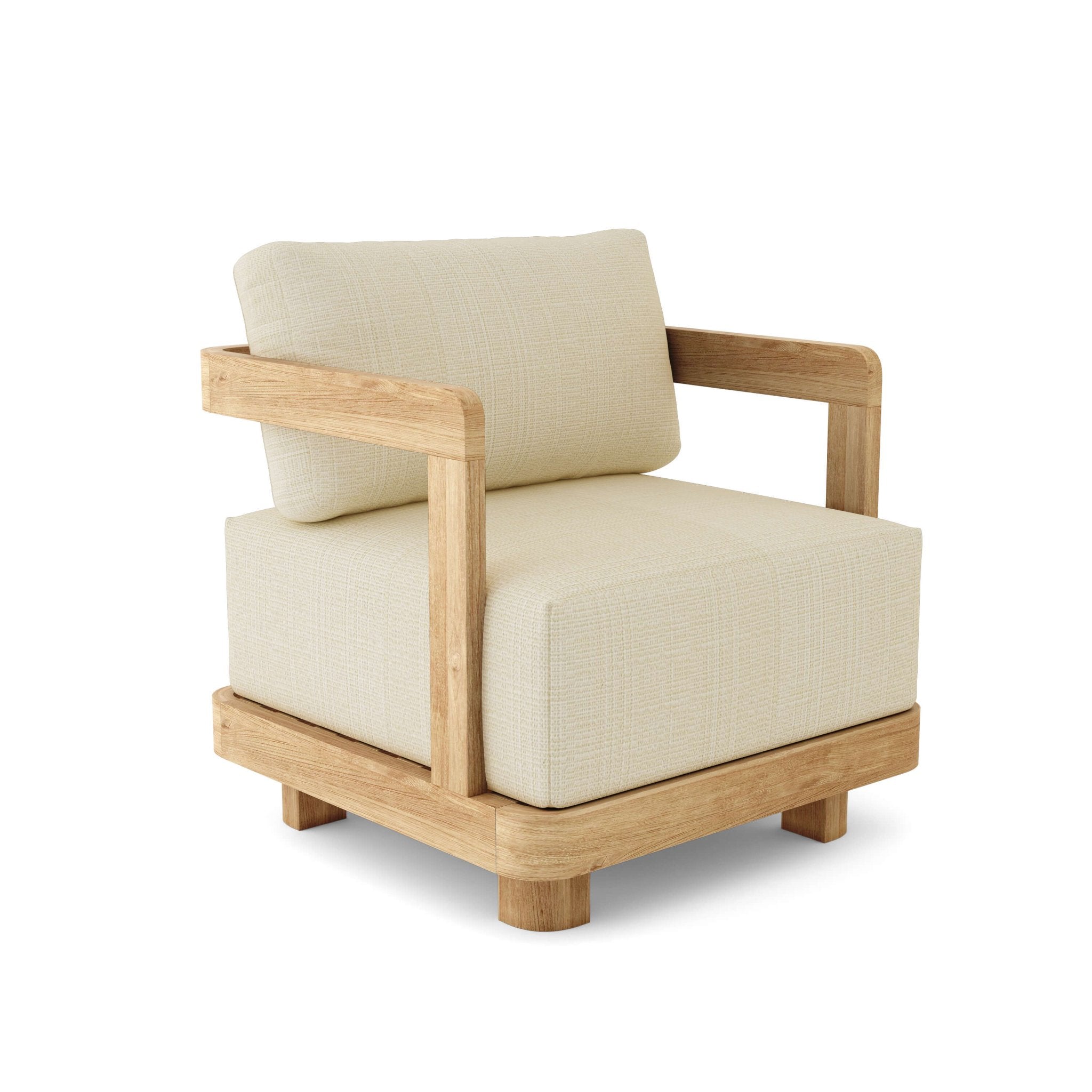 Granada Deep Seating Armchair – Furniture (Linen Antique Beige) by Anderson Teak