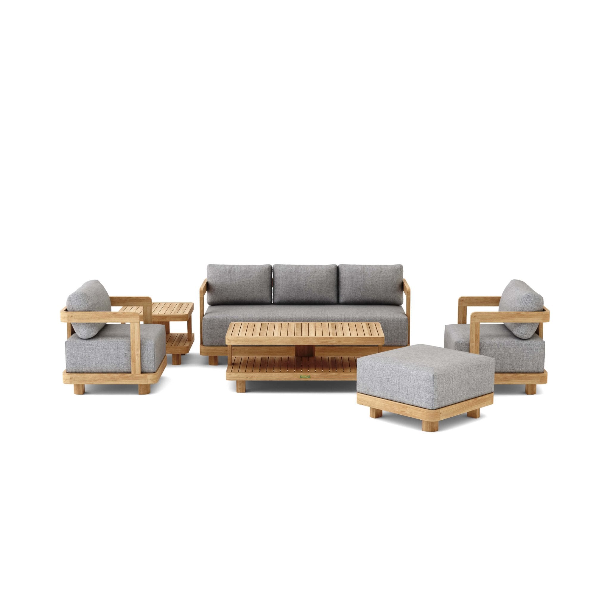 Granada Deep Seating – Furniture (Cast Slate) by Anderson Teak