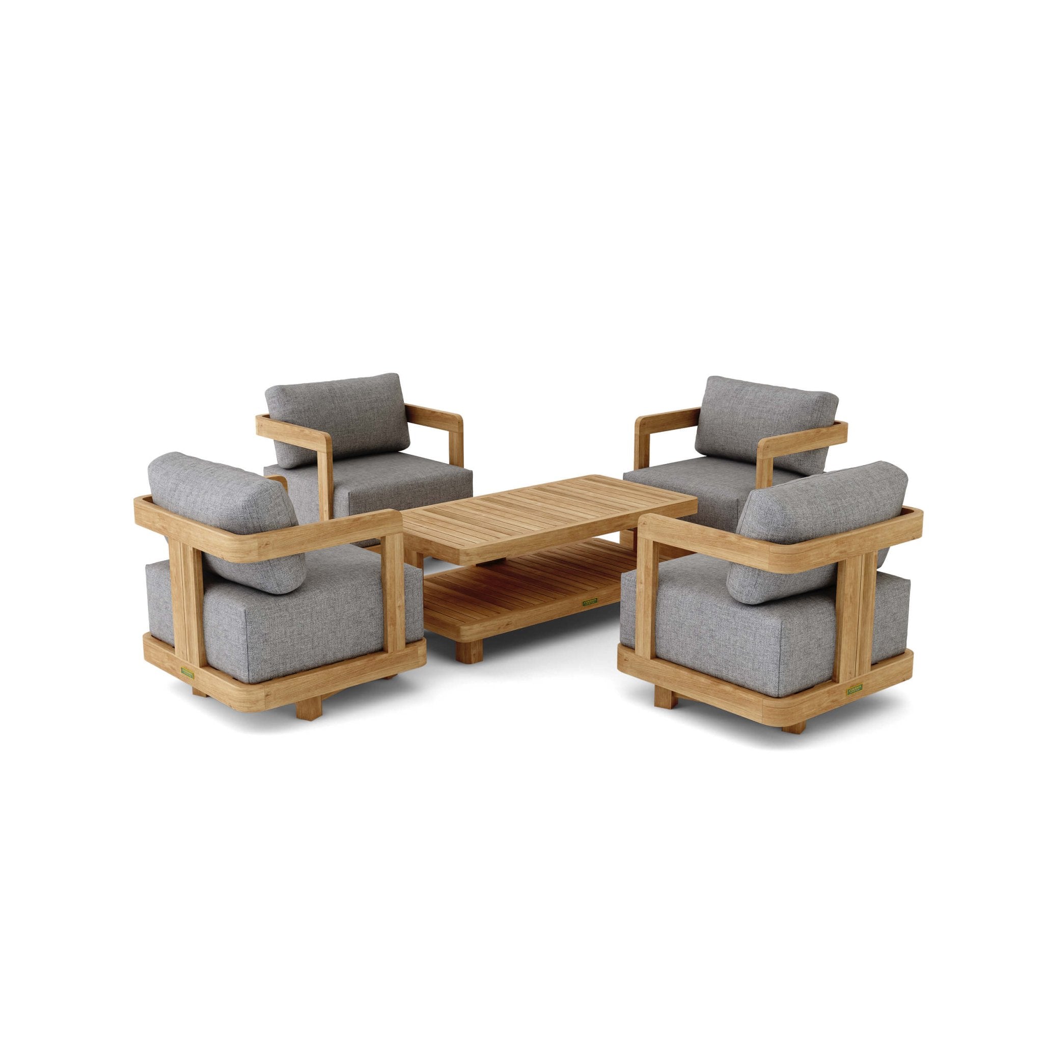 Granada Deep Seating – Furniture (Cast Slate) by Anderson Teak