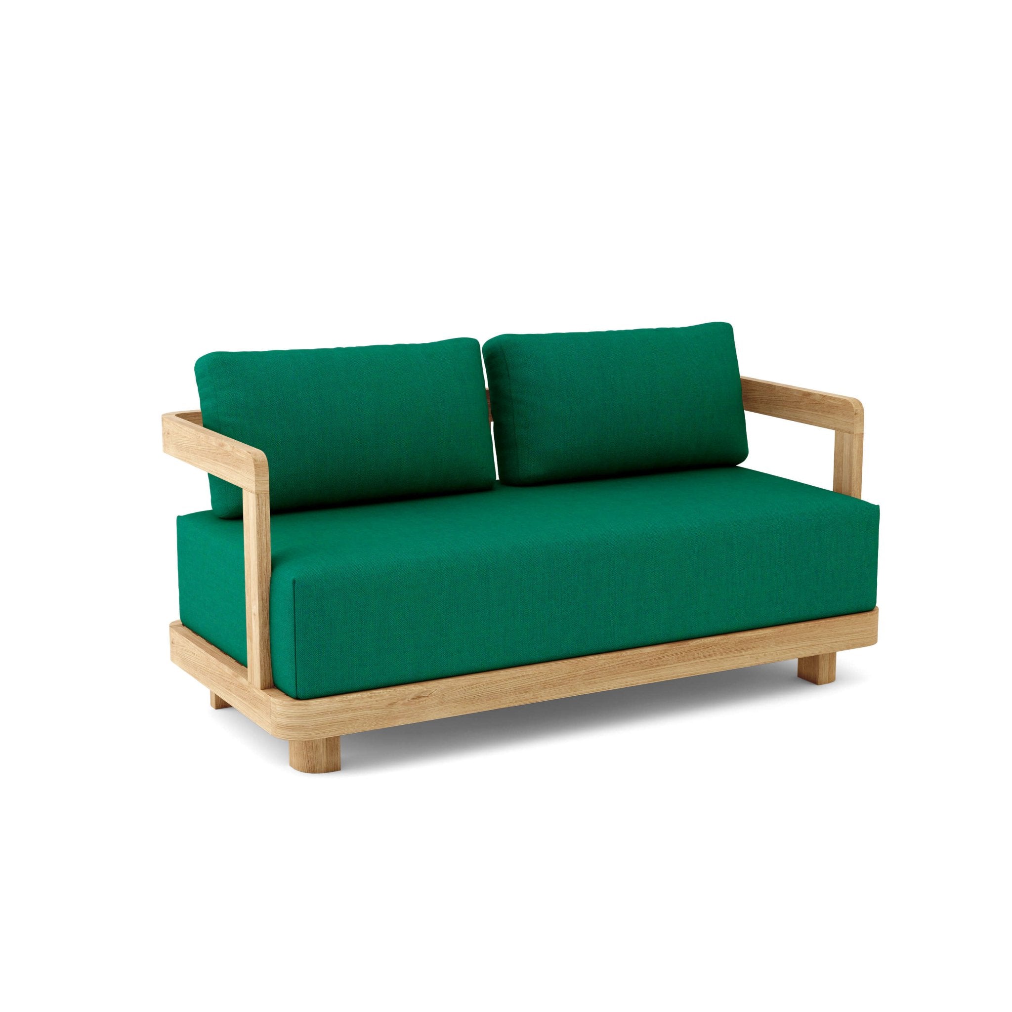 Granada Deep Seating Loveseat – Furniture (Forest Green) by Anderson Teak