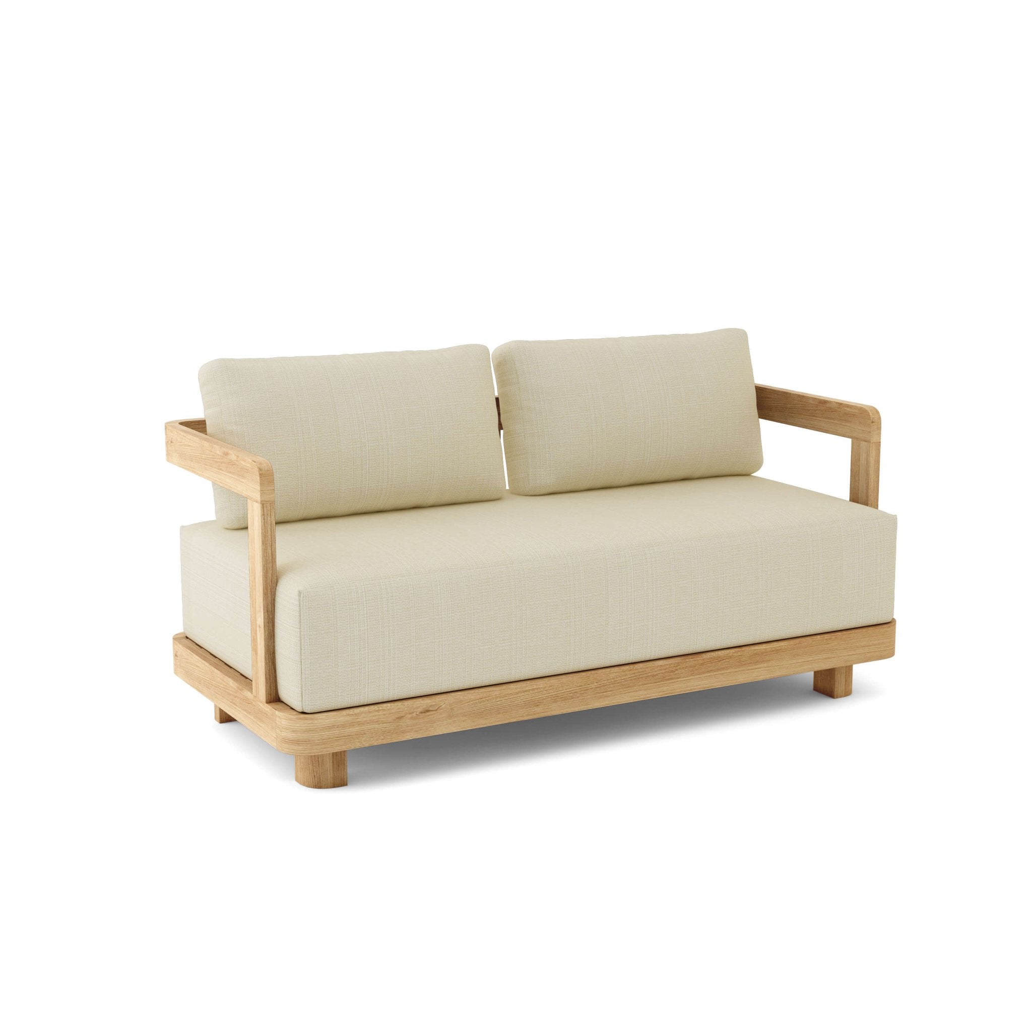 Granada Deep Seating Loveseat – Furniture (Linen Antique Beige) by Anderson Teak