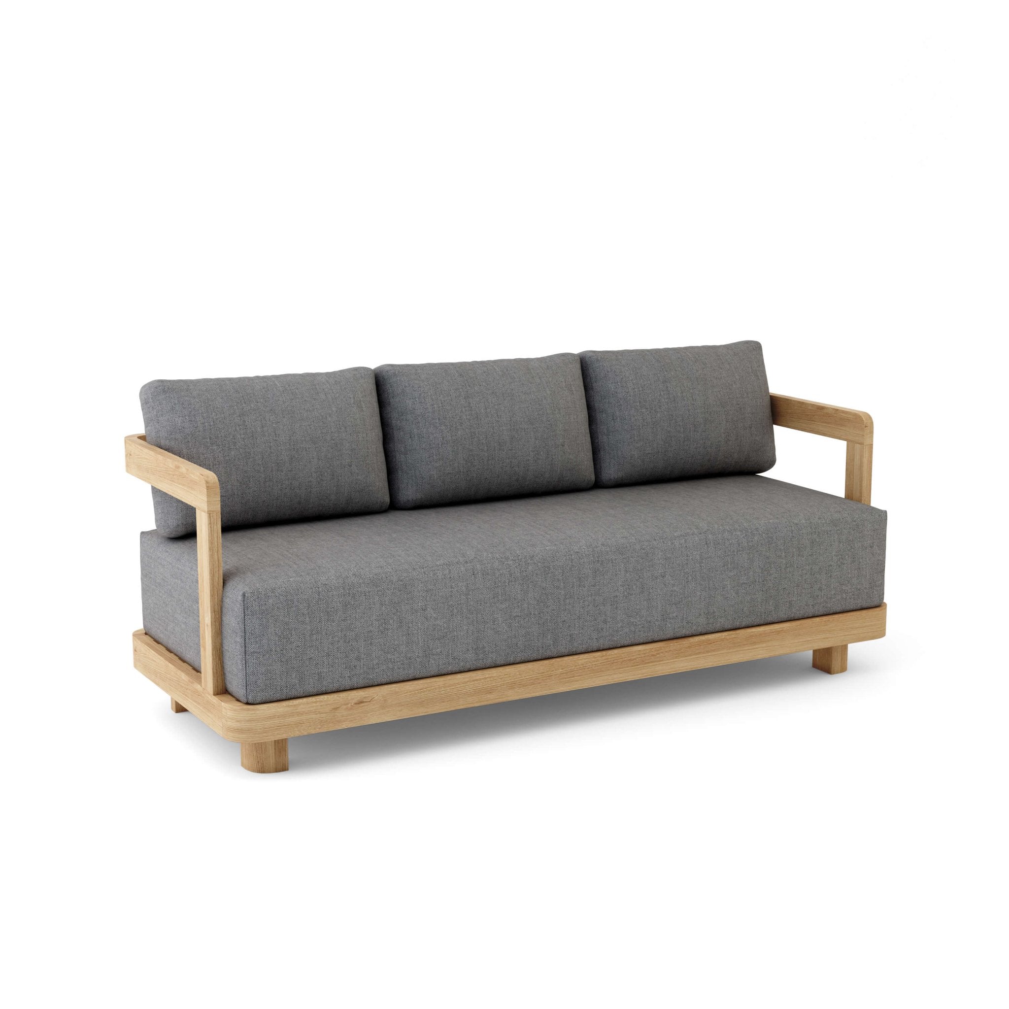Granada Deep Seating Sofa – Teak Sofa (Cast Slate) by Anderson Teak