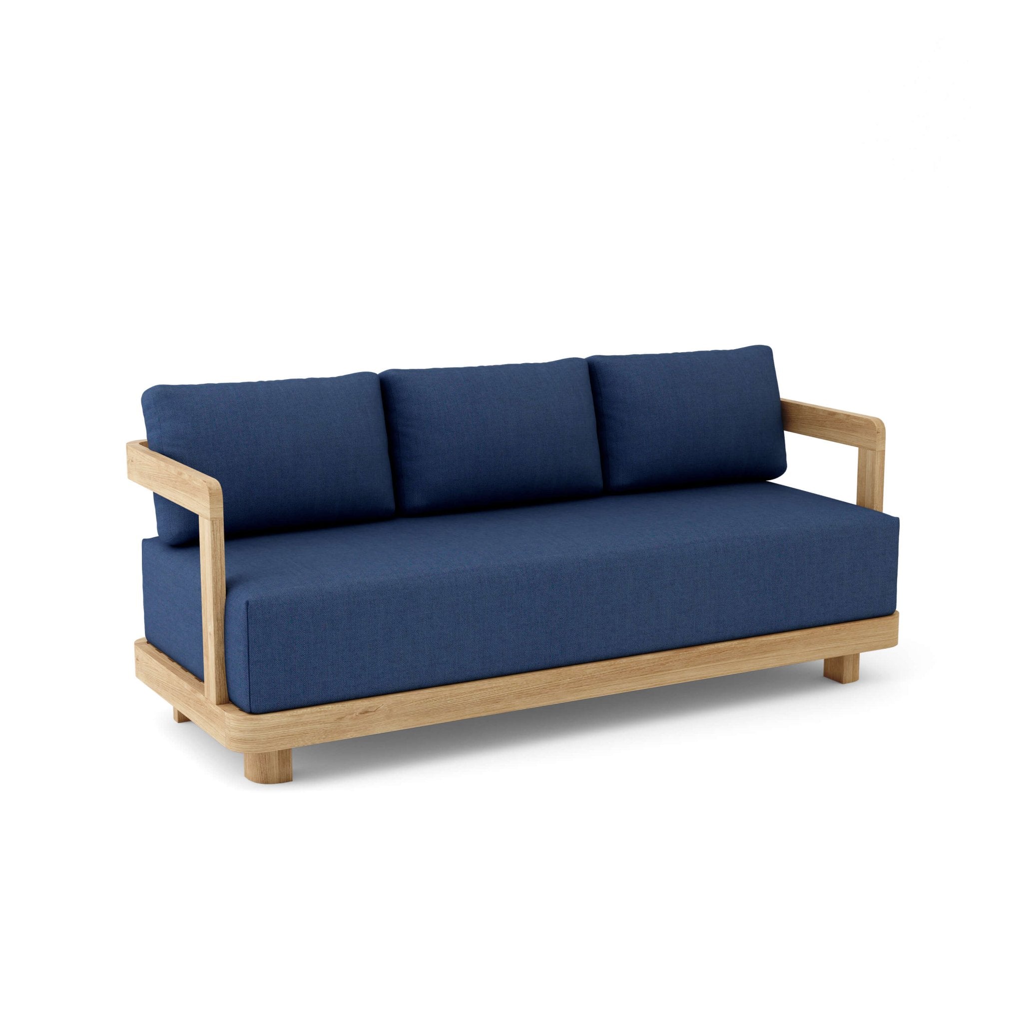 Granada Deep Seating Sofa – Teak Sofa (Navy) by Anderson Teak