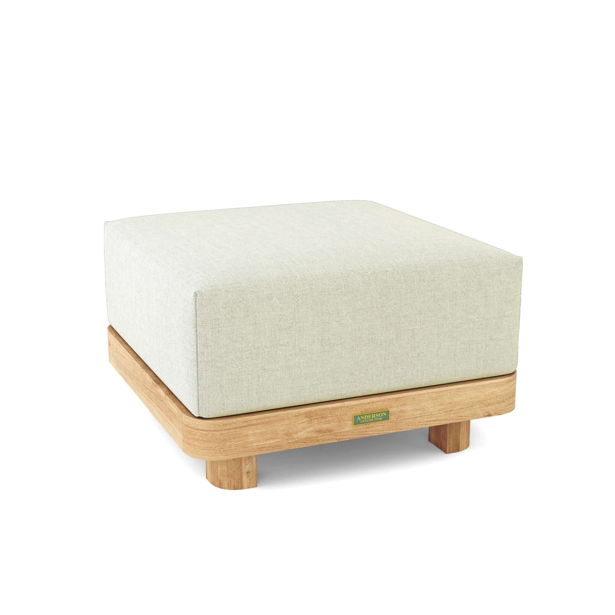 Granada Ottoman – Furniture (Natural) by Anderson Teak