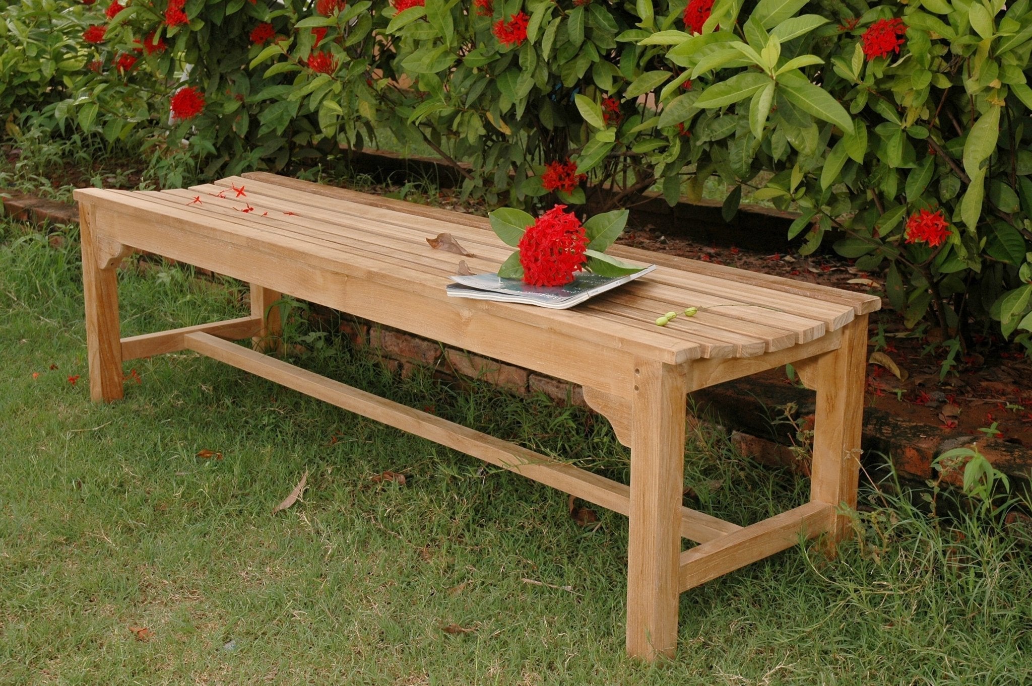 Hampton Backless Bench – () by Anderson Teak