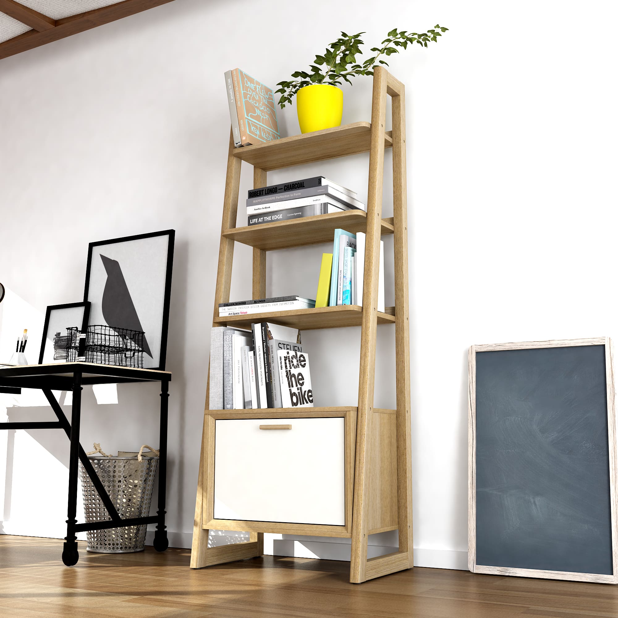Kathy Ladder Shelf – () by Modern Haus
