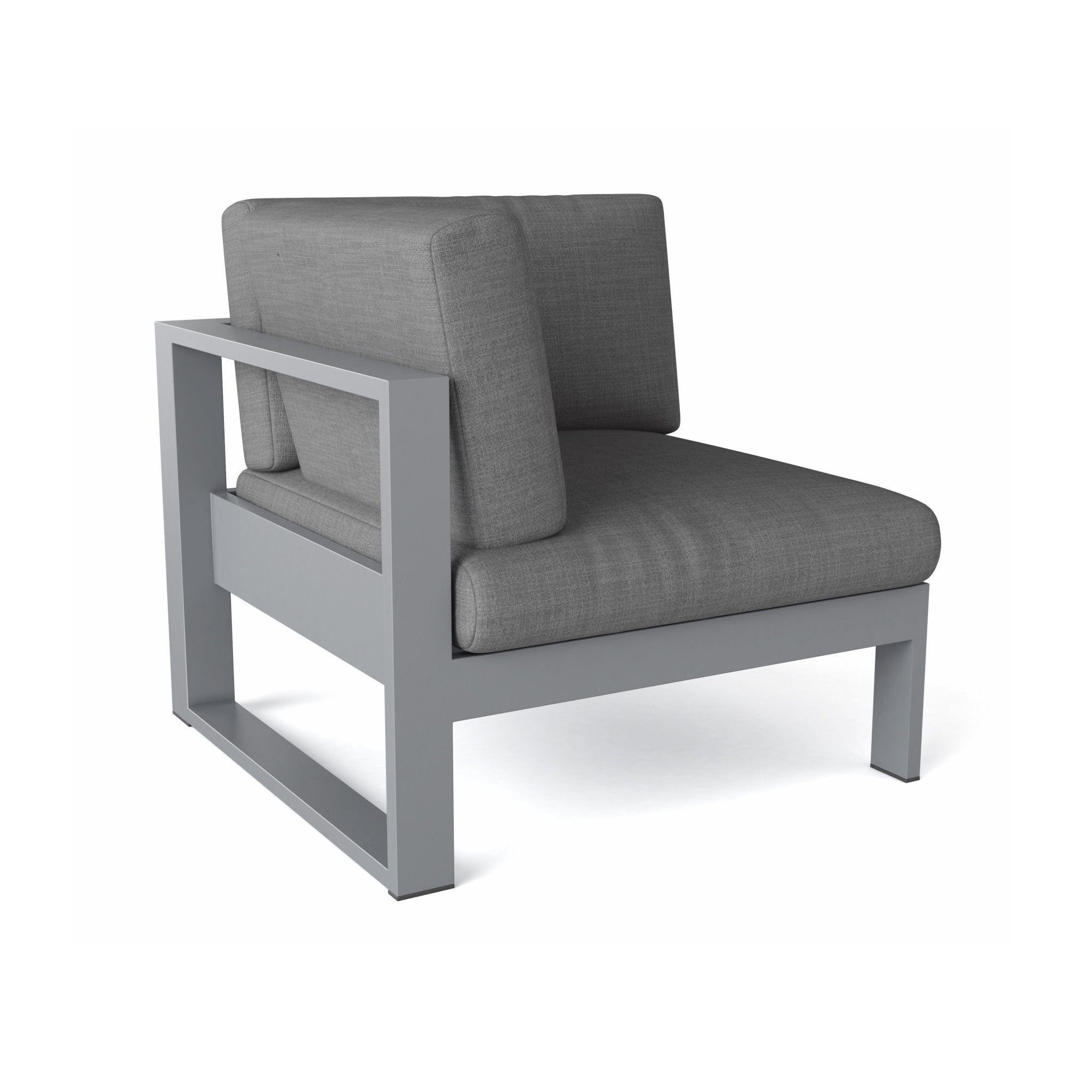 Lucca Corner Chair – (Cast Slate/Bliss Smoke) by Montserrat Collection