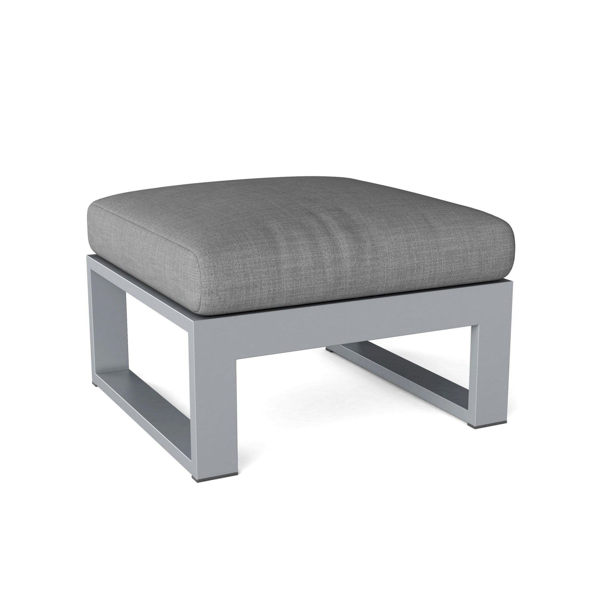 Lucca Ottoman – (Cast Slate/Bliss Smoke) by Montserrat Collection
