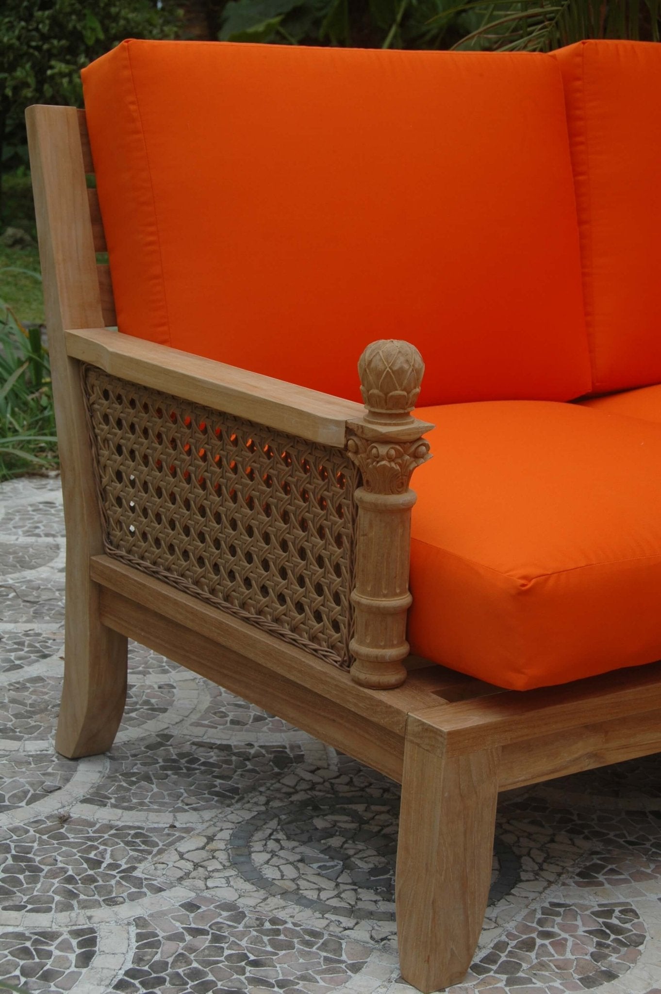 Luxe 5 Pieces Modular Set – Teak Sofa (Granite) by Anderson Teak