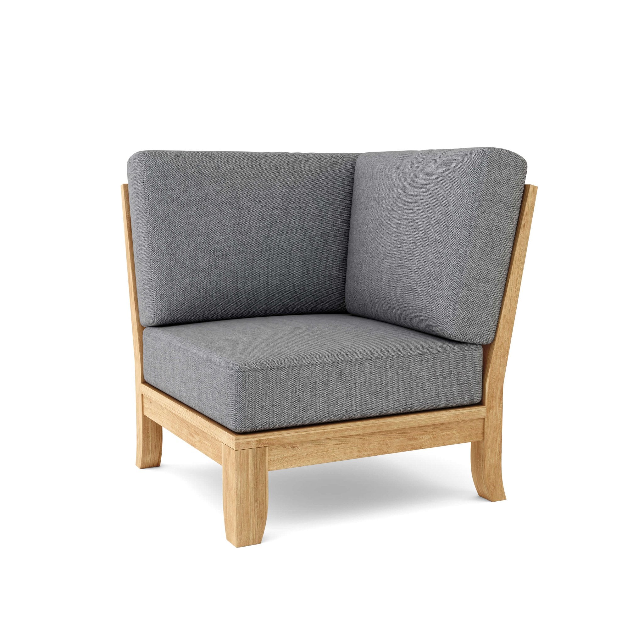 Luxe Corner Modular – (Cast Slate/Bliss Smoke) by Anderson Teak