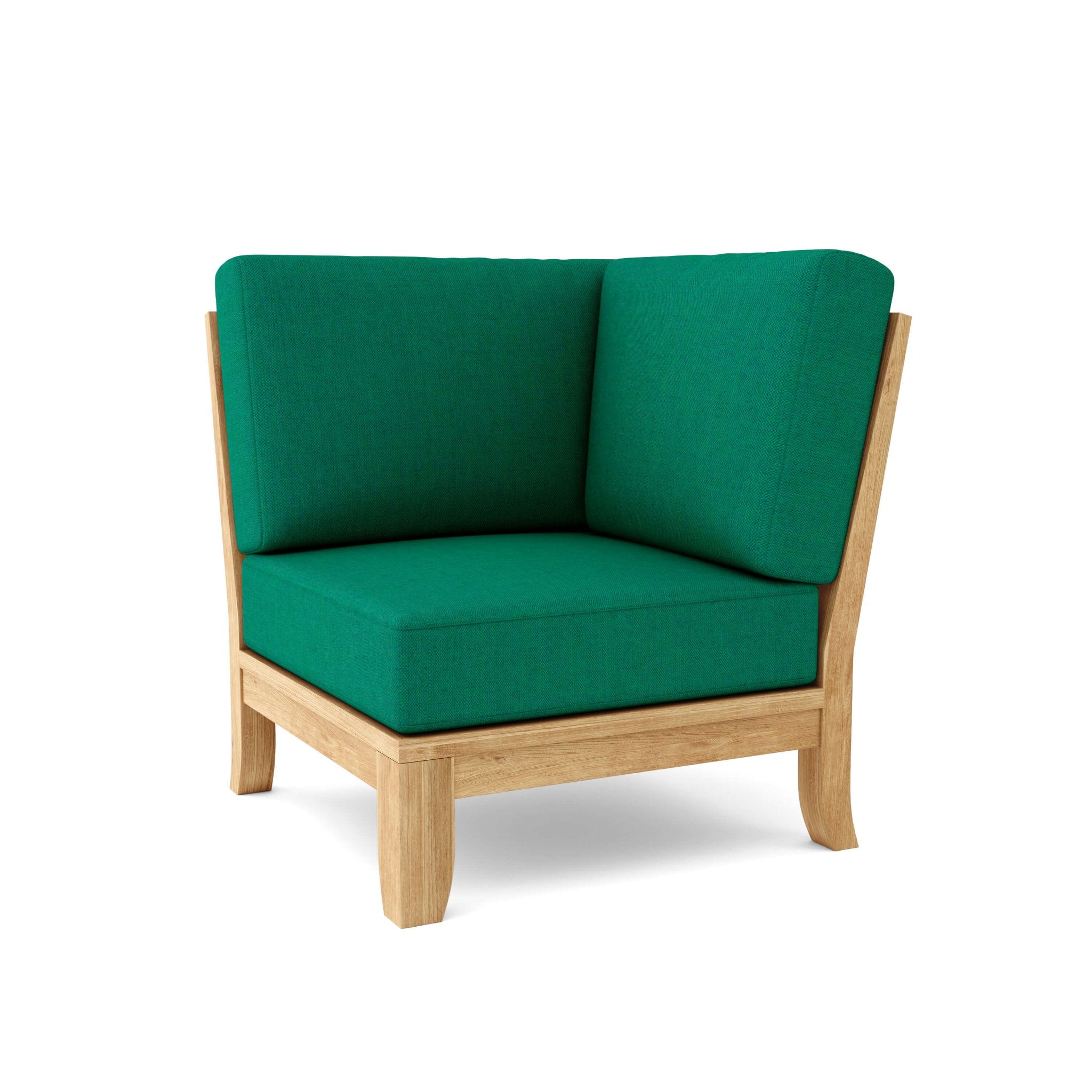 Luxe Corner Modular – (Forest Green) by Anderson Teak