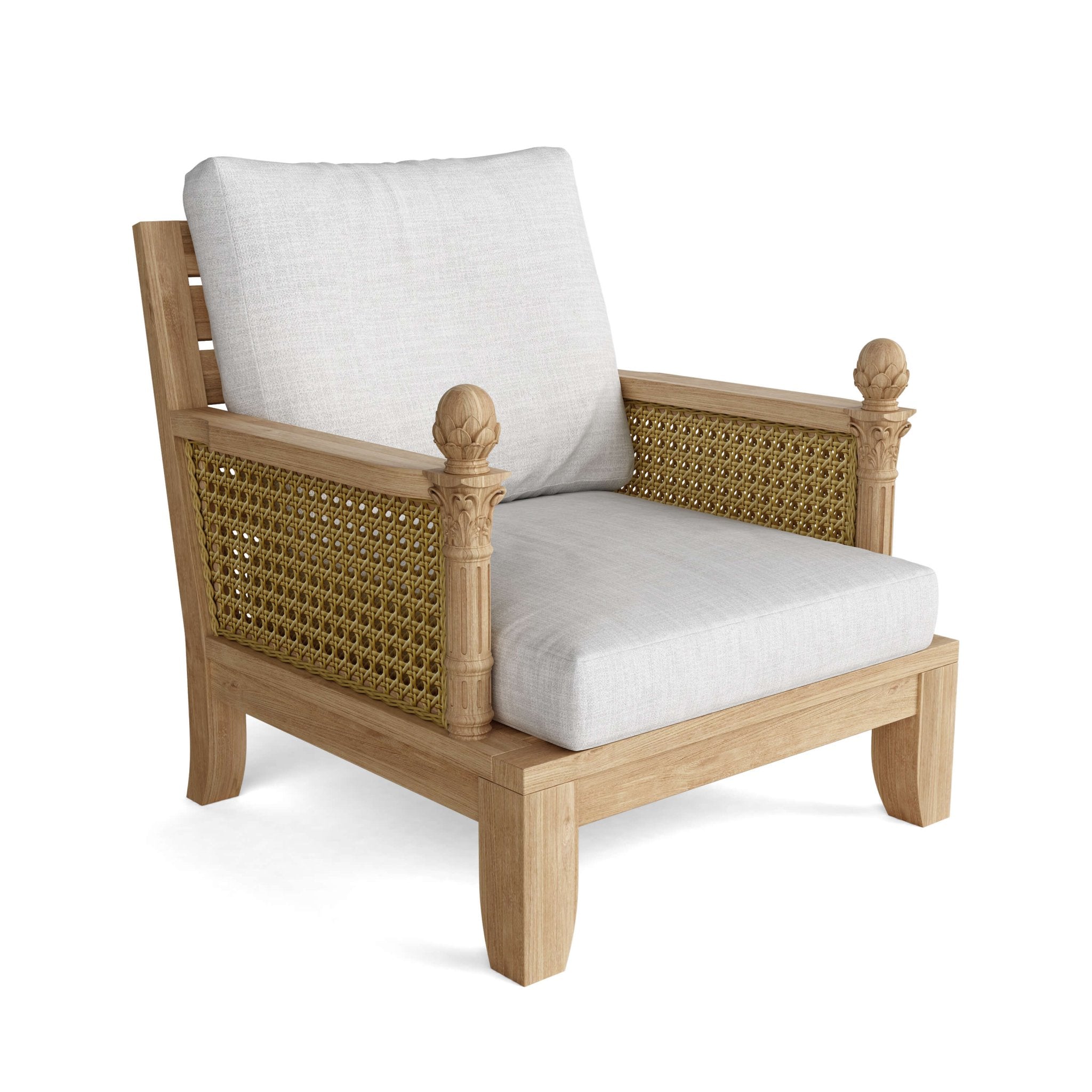 Luxe Deep Seating Armchair – (Cast Slate/Bliss Smoke) by Anderson Teak