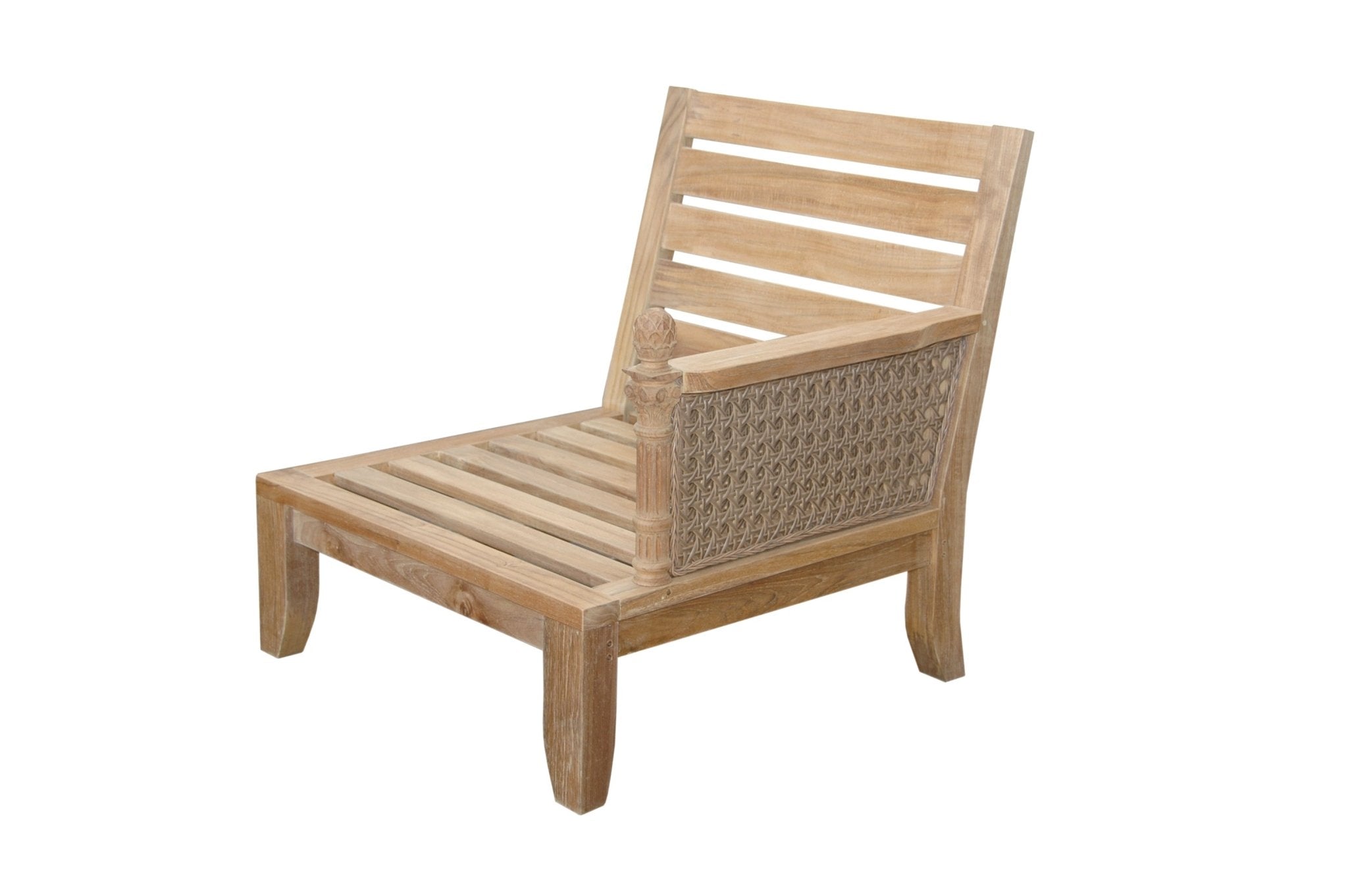 Luxe Left Modular – (Cast Slate/Bliss Smoke) by Anderson Teak