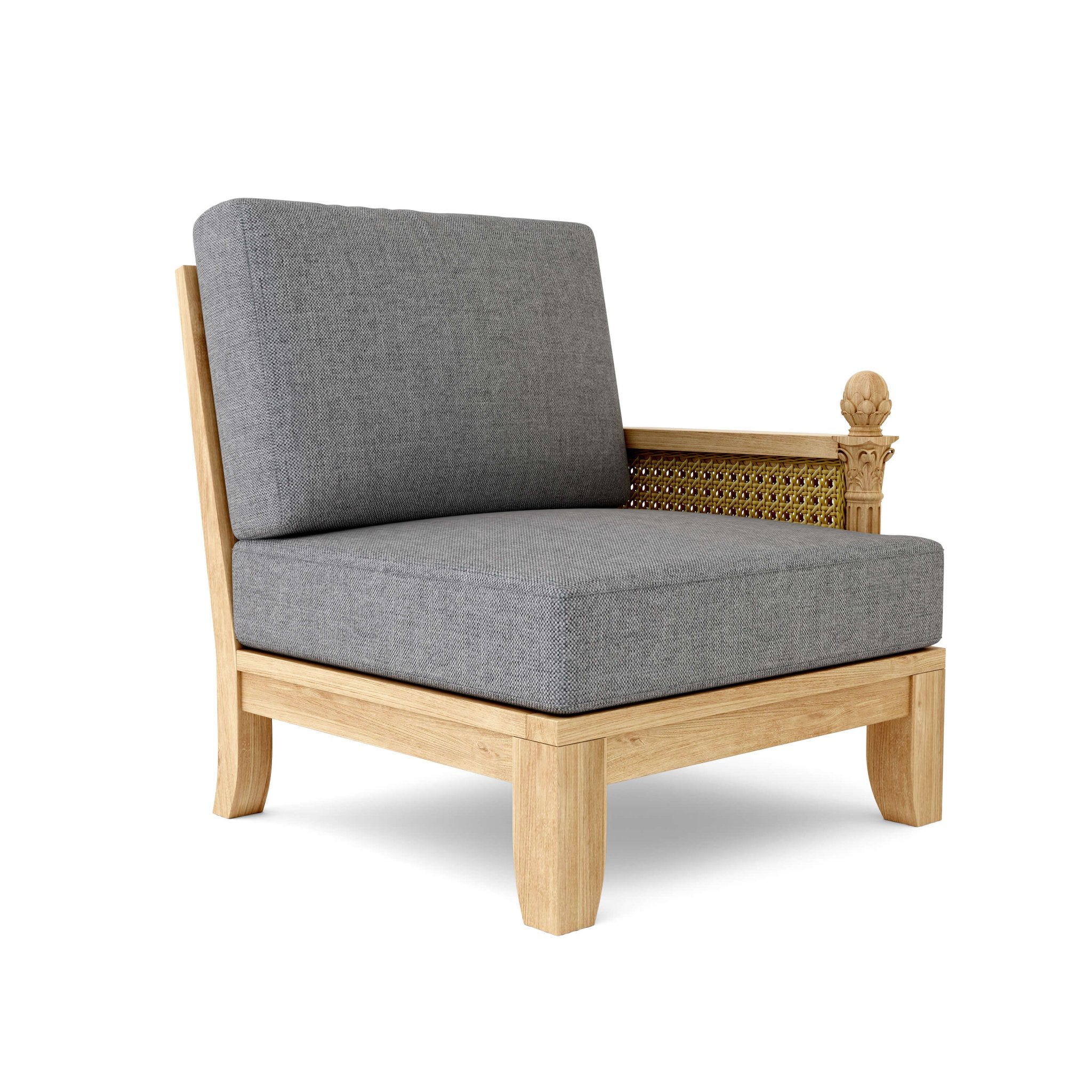 Luxe Left Modular – (Cast Slate/Bliss Smoke) by Anderson Teak