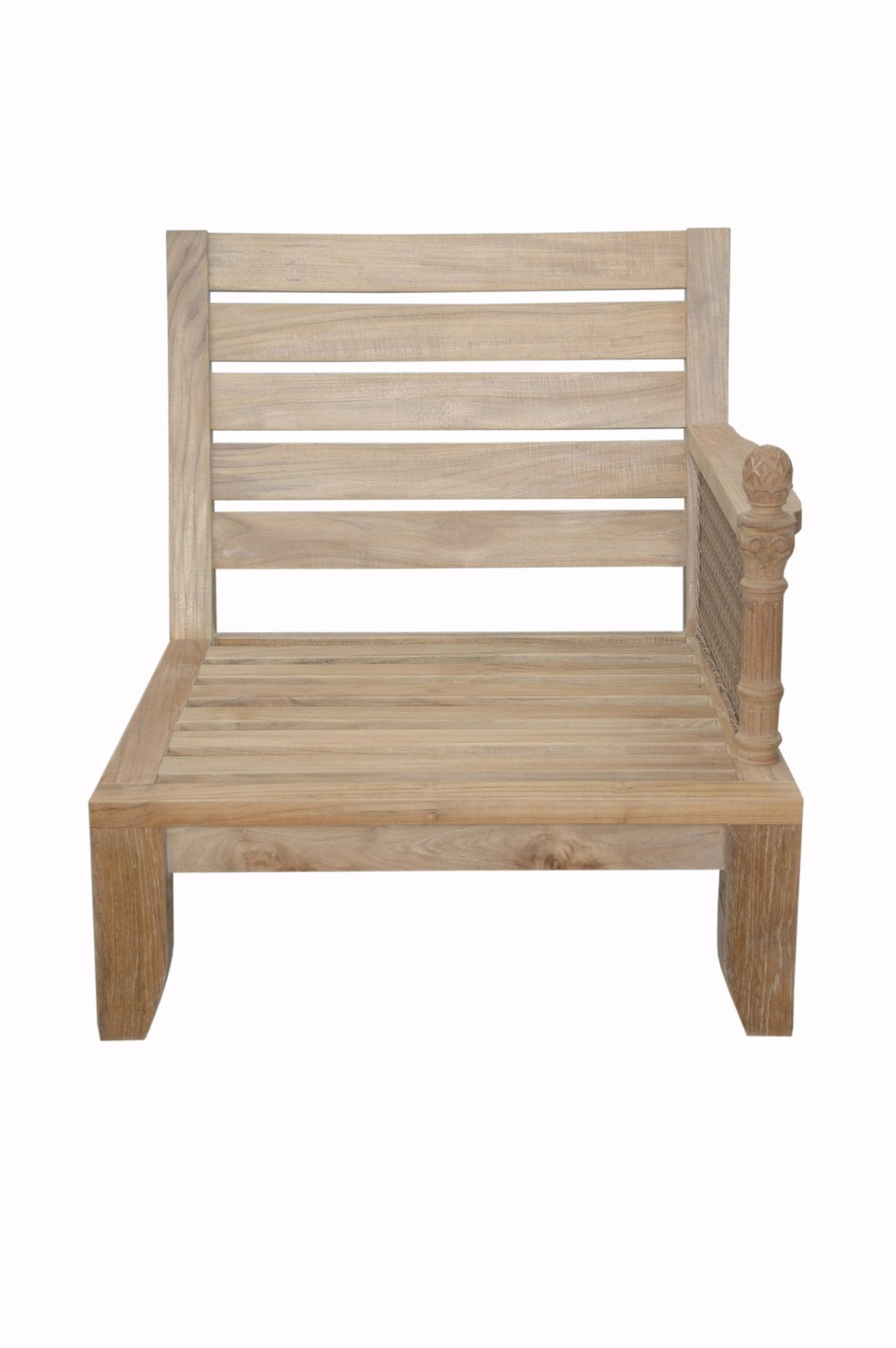 Luxe Left Modular – (Cast Slate/Bliss Smoke) by Anderson Teak