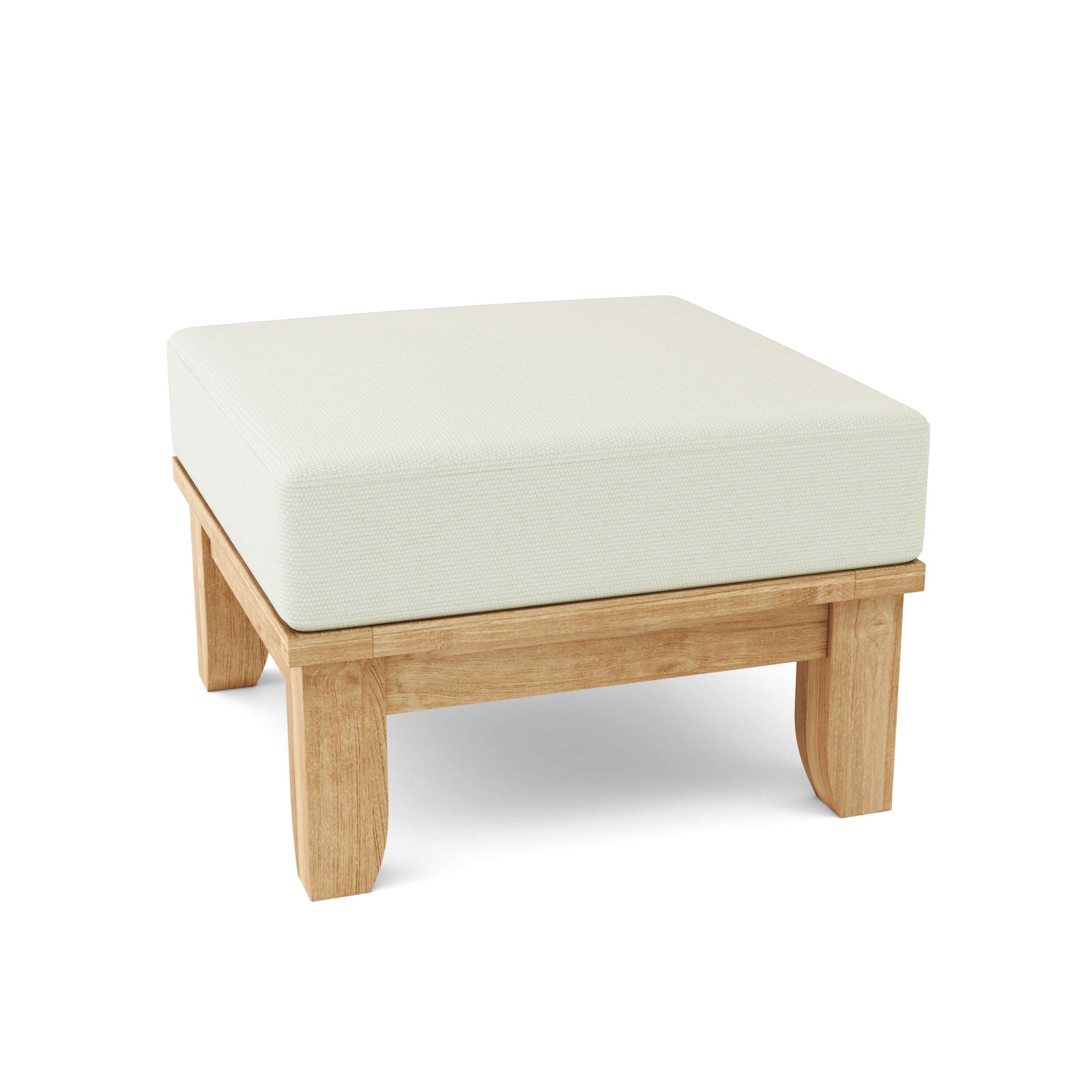 Luxe Ottoman – (Natural) by Anderson Teak