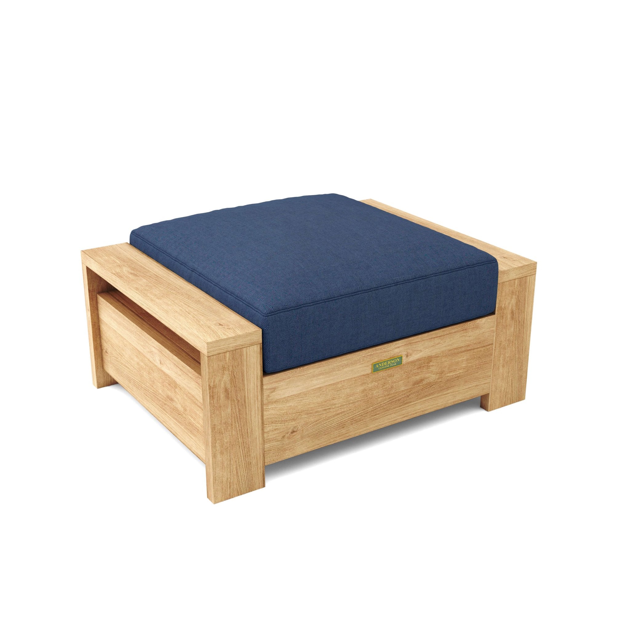 Madera Ottoman – (Cast Slate) by Anderson Teak