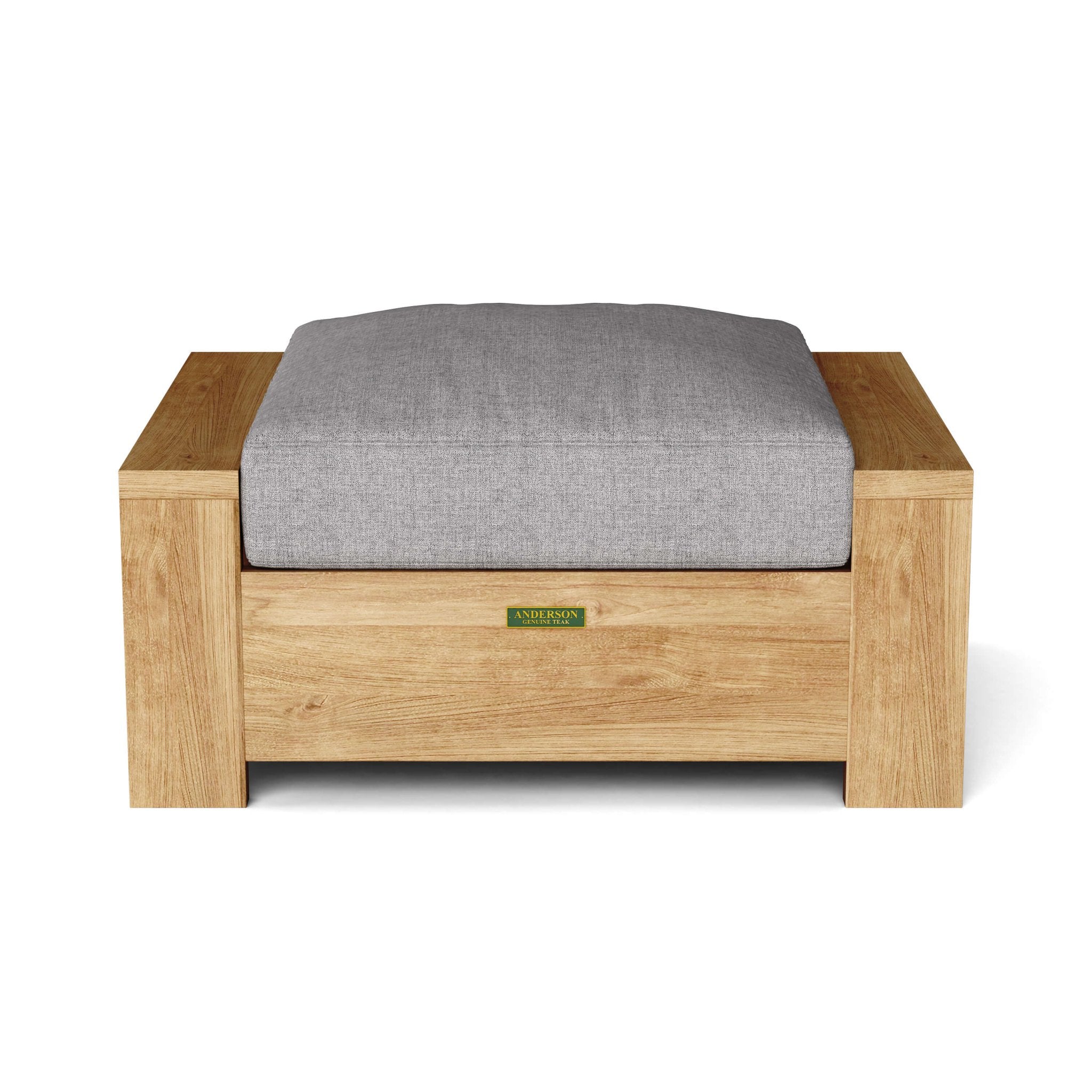 Madera Ottoman – (Cast Slate) by Anderson Teak