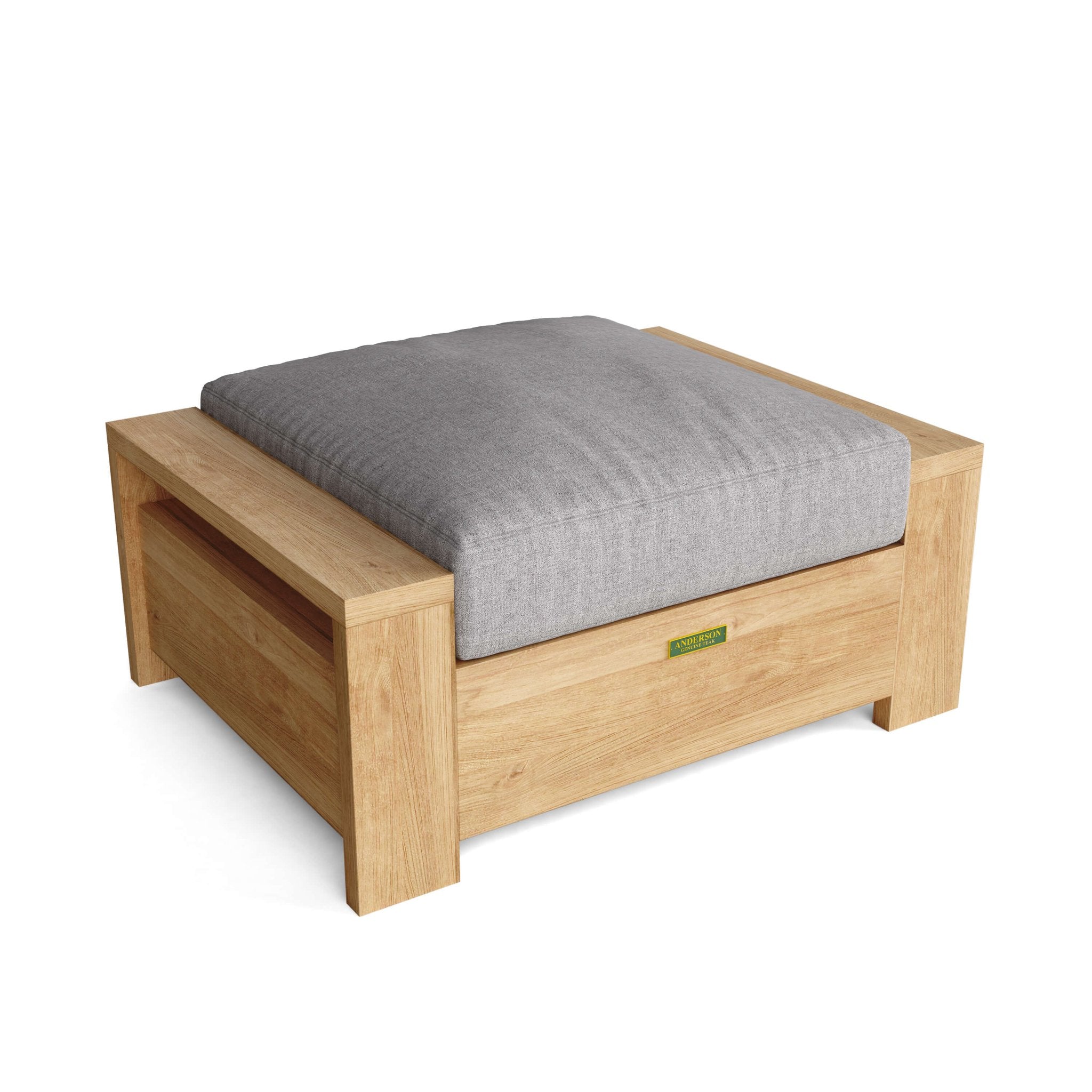 Madera Ottoman – (Cast Slate) by Anderson Teak