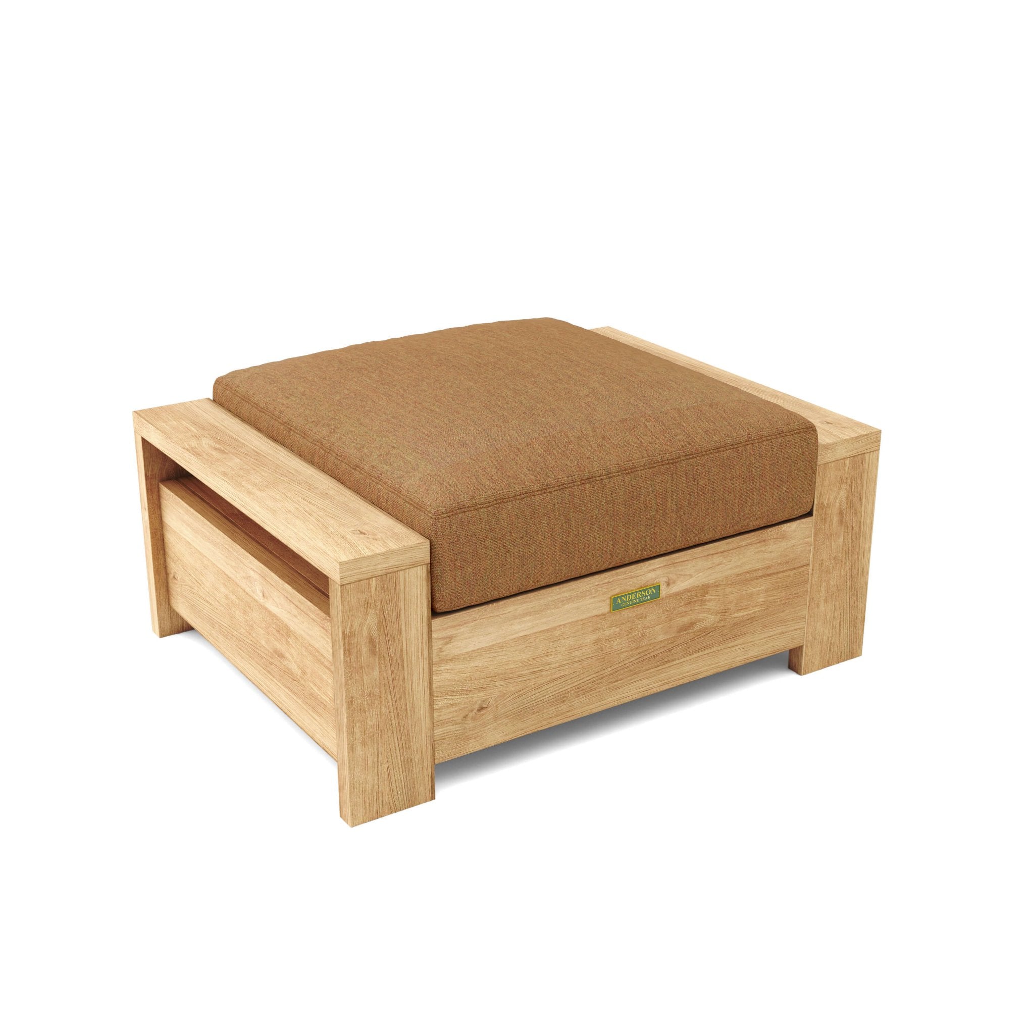 Madera Ottoman – (Cast Slate) by Anderson Teak