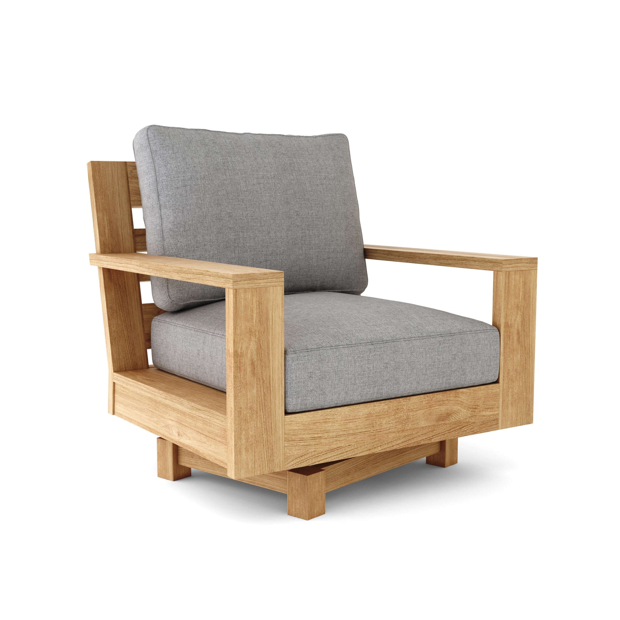 Madera Swivel Armchair – (Cast Slate) by Anderson Teak