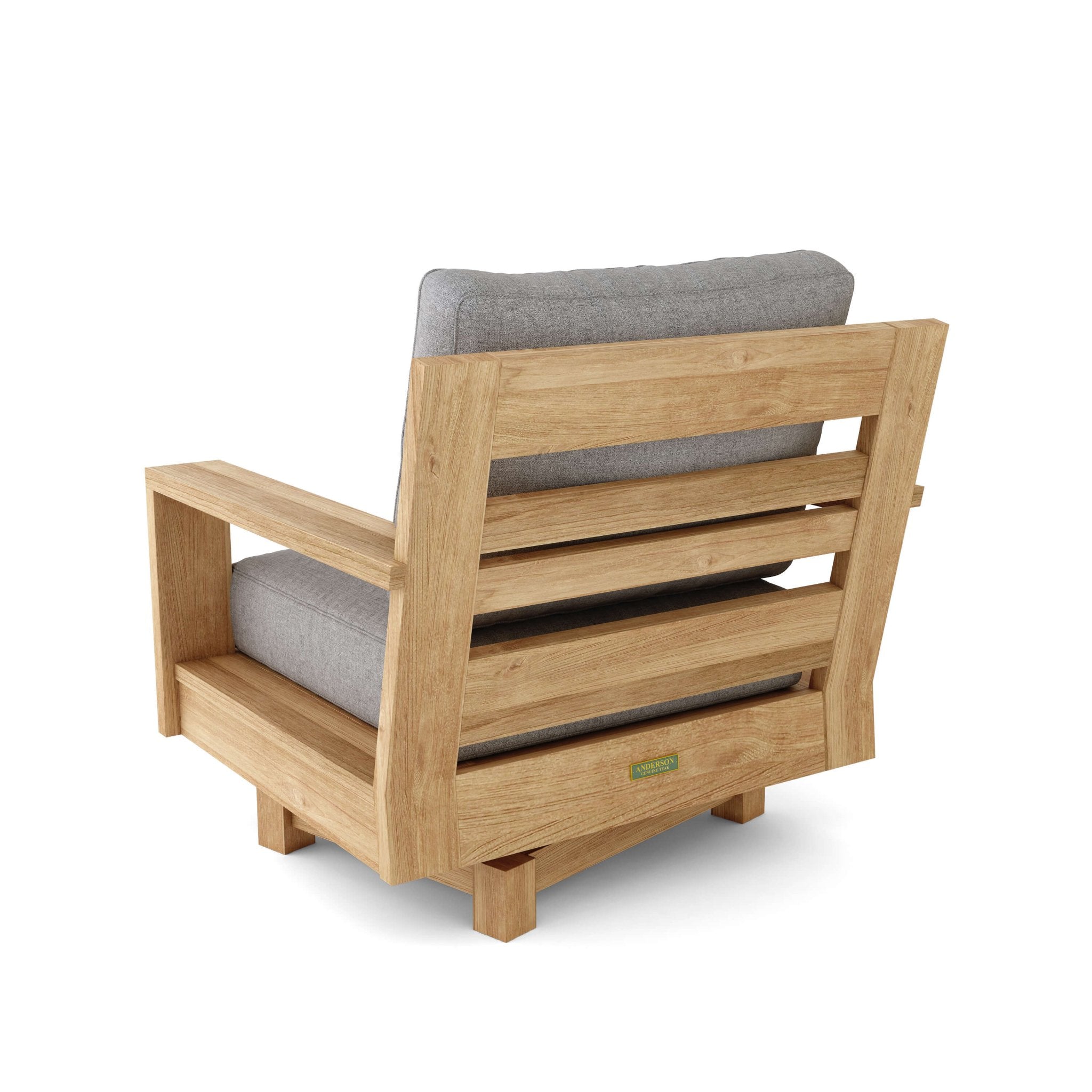 Madera Swivel Armchair – (Cast Slate) by Anderson Teak