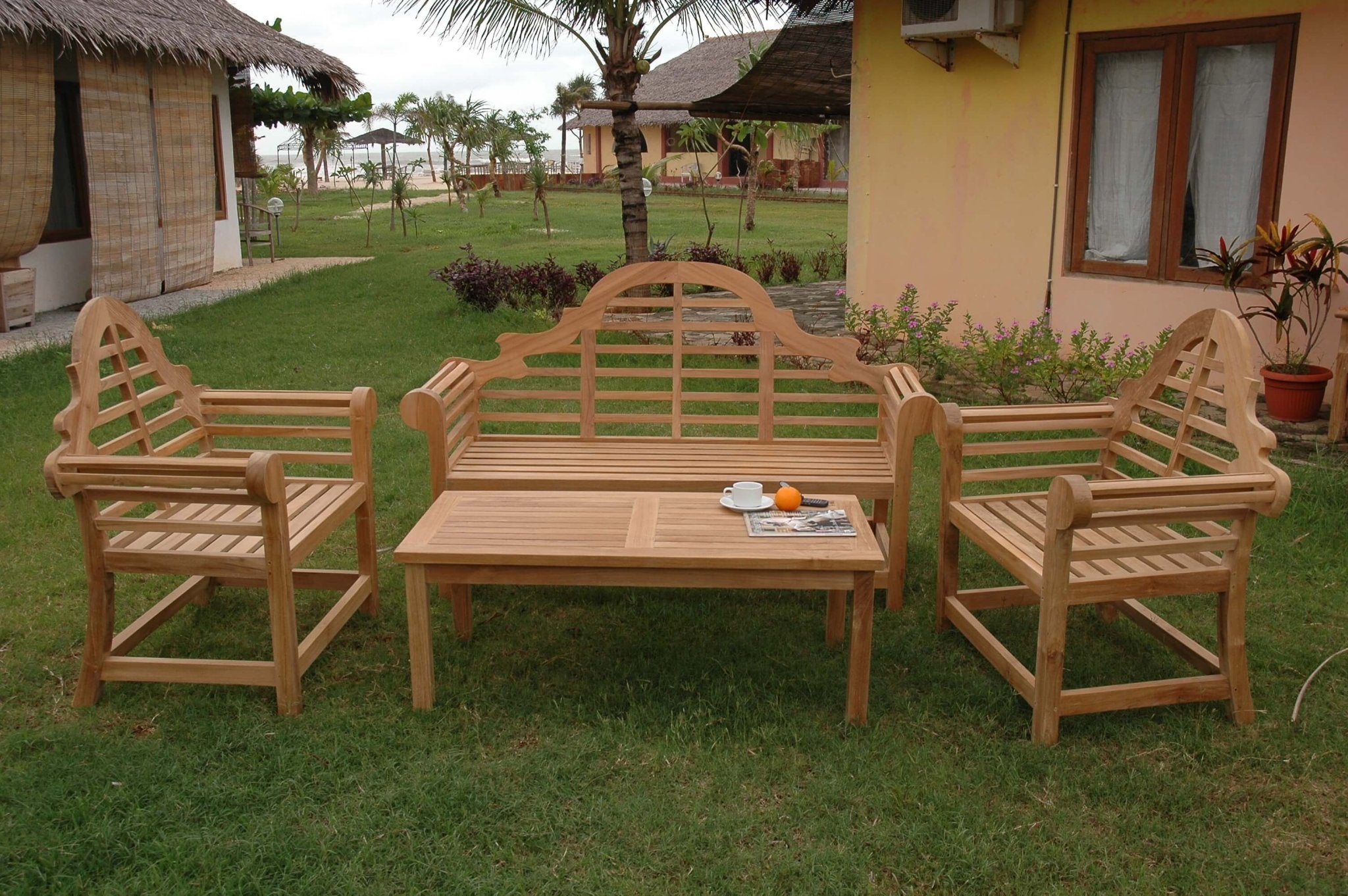 Marlborough 4 - pc Conversation Set – () by Anderson Teak