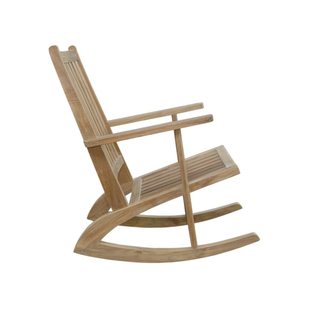 Modern Rocking Armchair – () by Anderson Teak