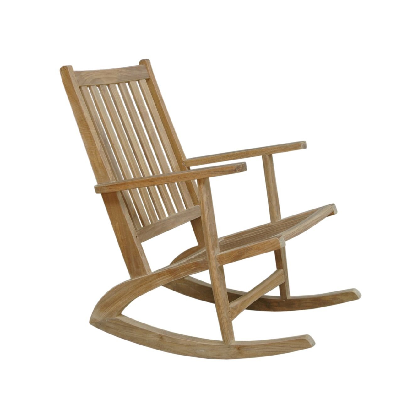 Modern Rocking Armchair – () by Anderson Teak