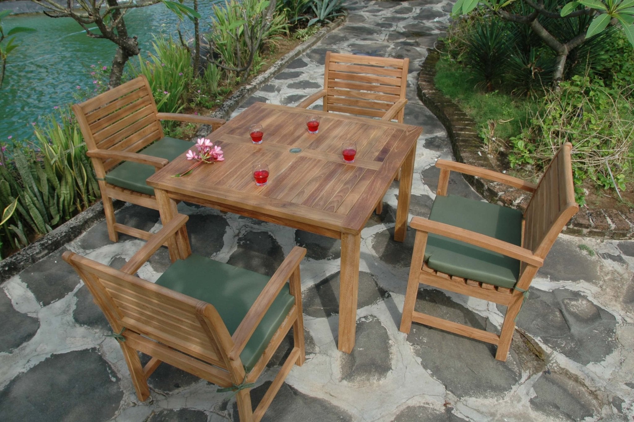 Montage Victoria 5 - pc Set – Teak Dining Set () by Chapman Collection
