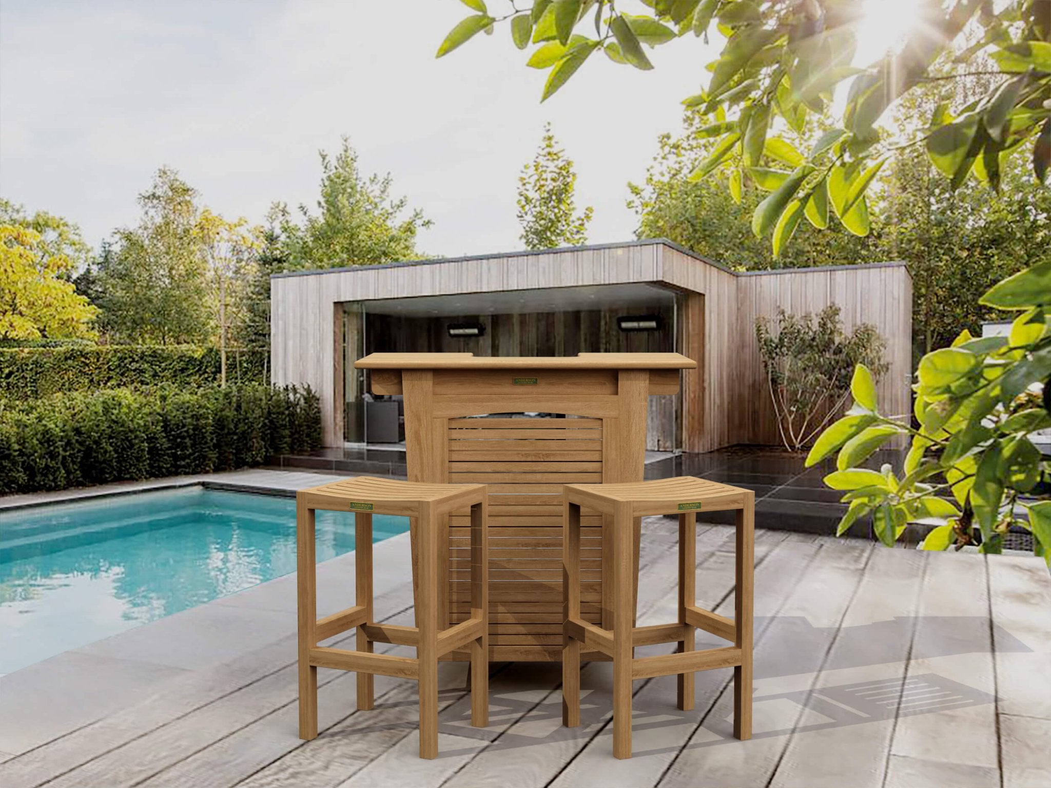 Montego Bar Table – () by Anderson Teak