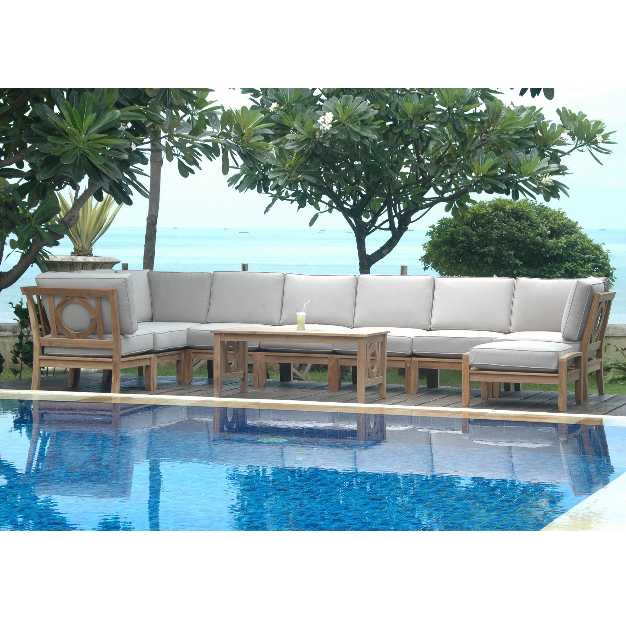 Natsepa 10 - Pieces Modular Set – (Cast Slate/Bliss Smoke) by Anderson Teak