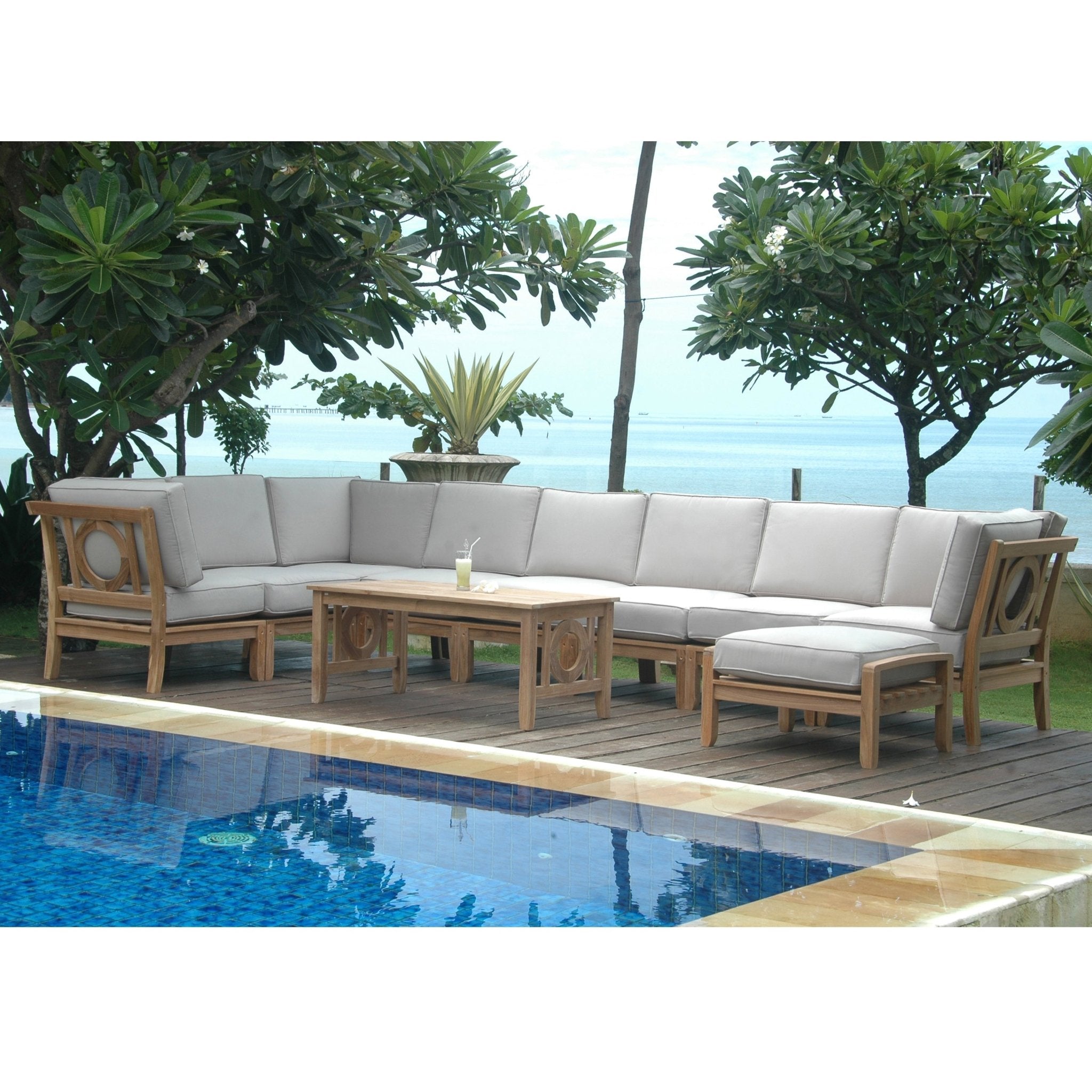 Natsepa 10 - Pieces Modular Set – (Cast Slate/Bliss Smoke) by Anderson Teak