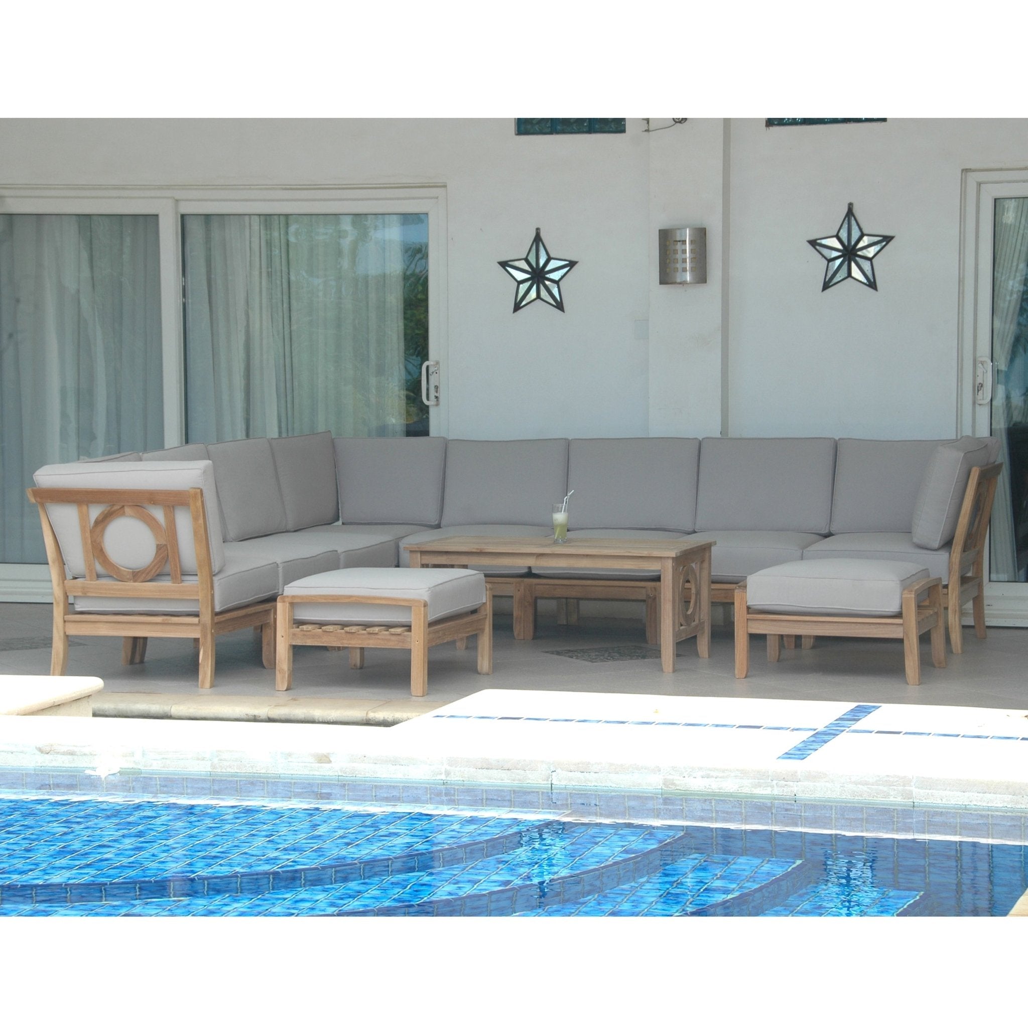 Natsepa 11 - Pieces Modular Set – (Cast Slate/Bliss Smoke) by Anderson Teak