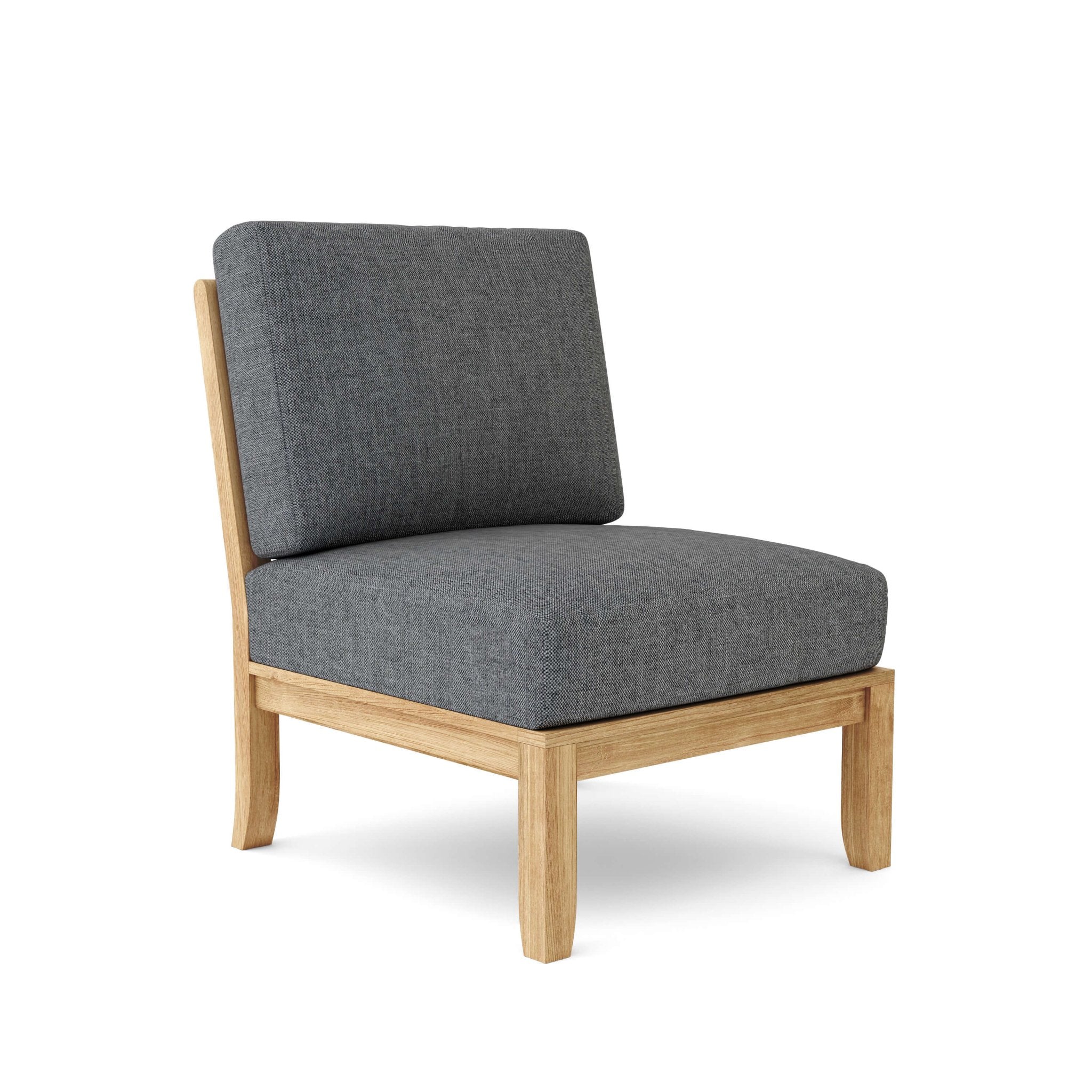 Natsepa Center Modular Deep Seating – (Cast Charcoal) by Anderson Teak