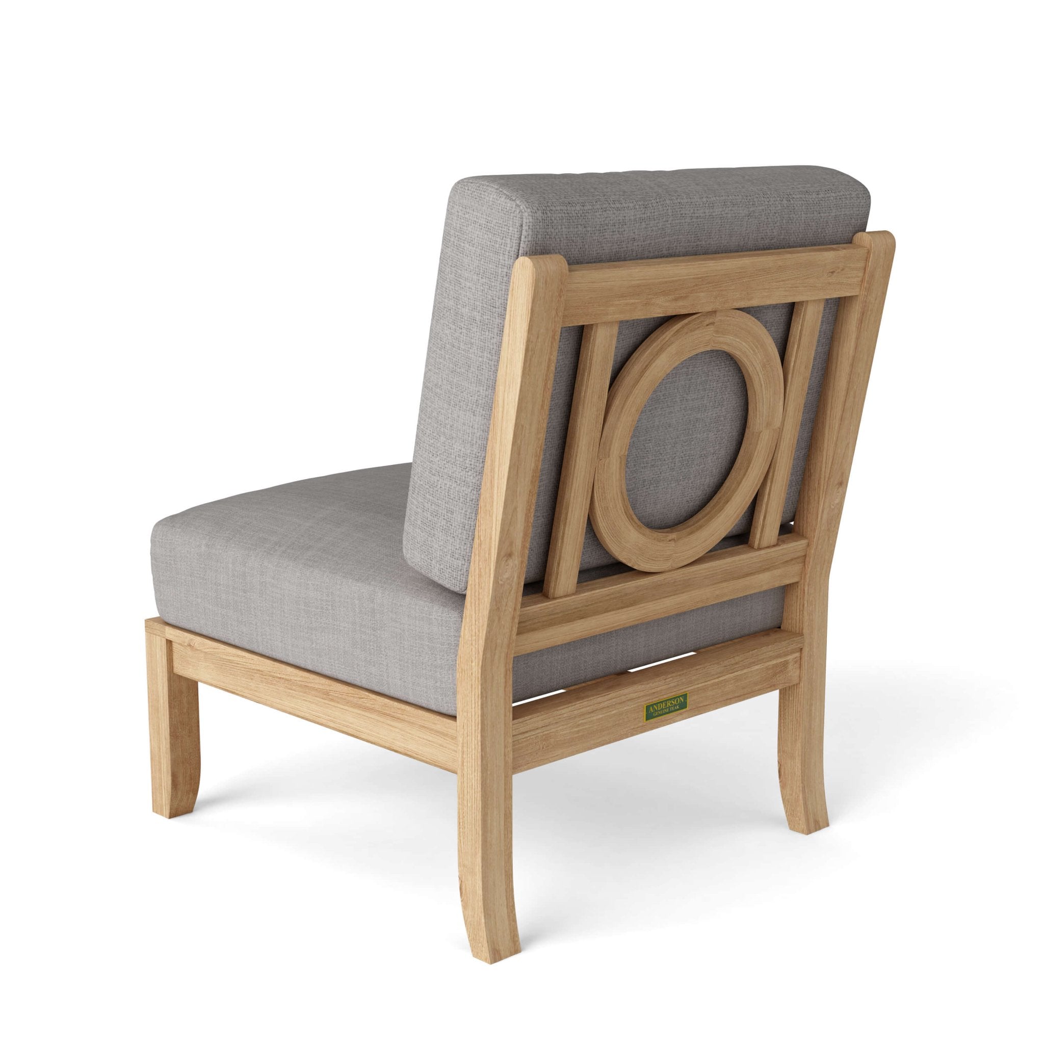 Natsepa Center Modular Deep Seating – (Cast Slate/Bliss Smoke) by Anderson Teak