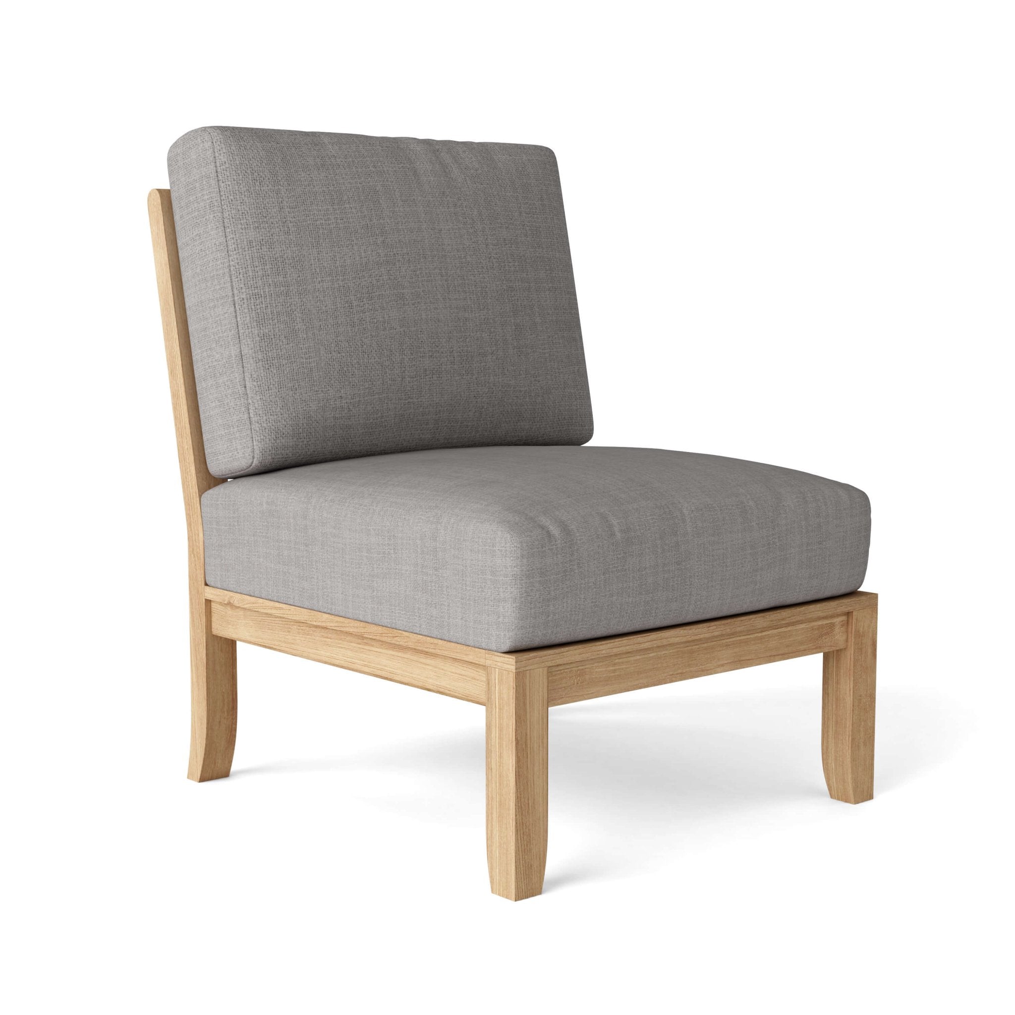 Natsepa Center Modular Deep Seating – (Cast Slate/Bliss Smoke) by Anderson Teak