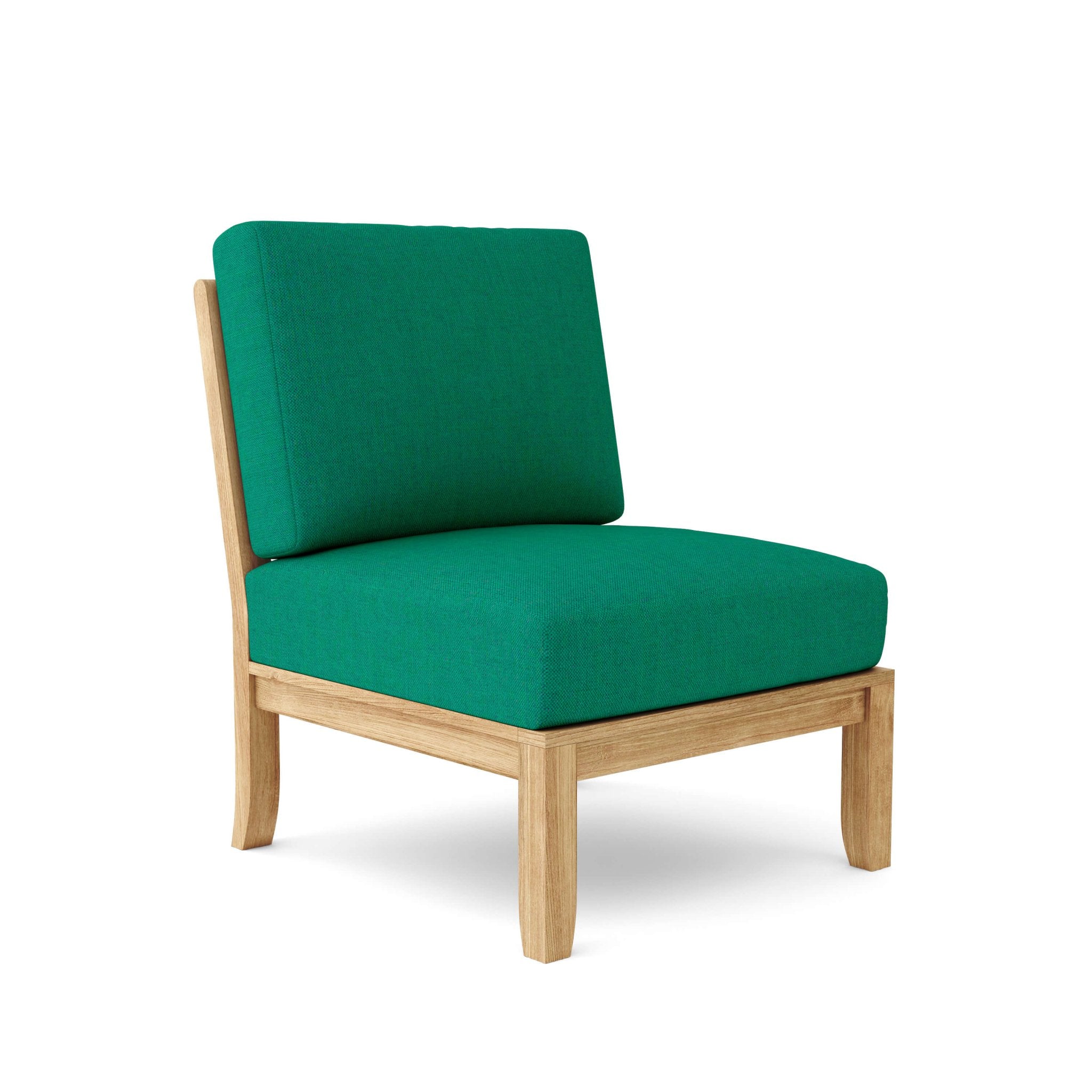 Natsepa Center Modular Deep Seating – (Forest Green) by Anderson Teak