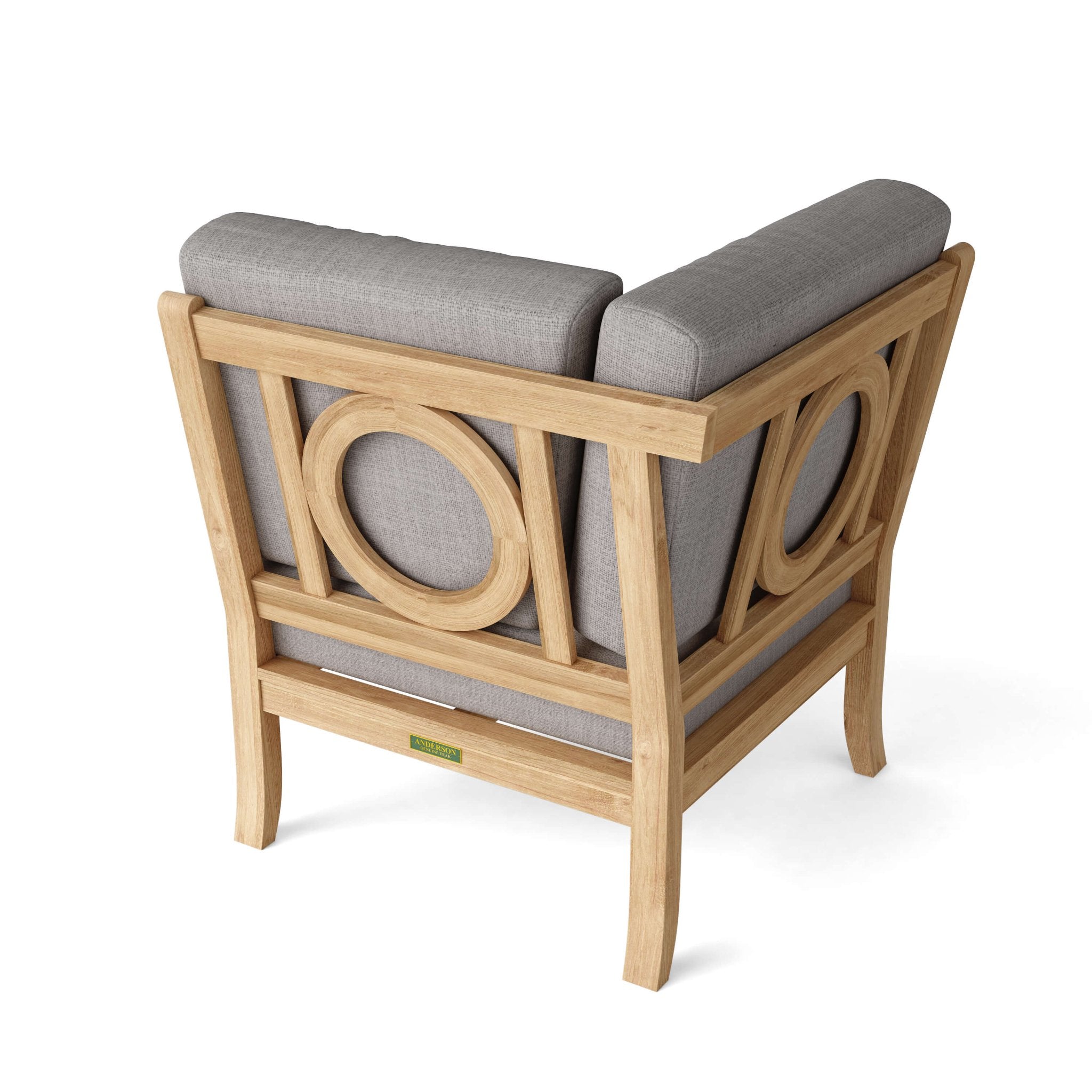 Natsepa Corner Modular Deep Seating – (Cast Slate/Bliss Smoke) by Anderson Teak
