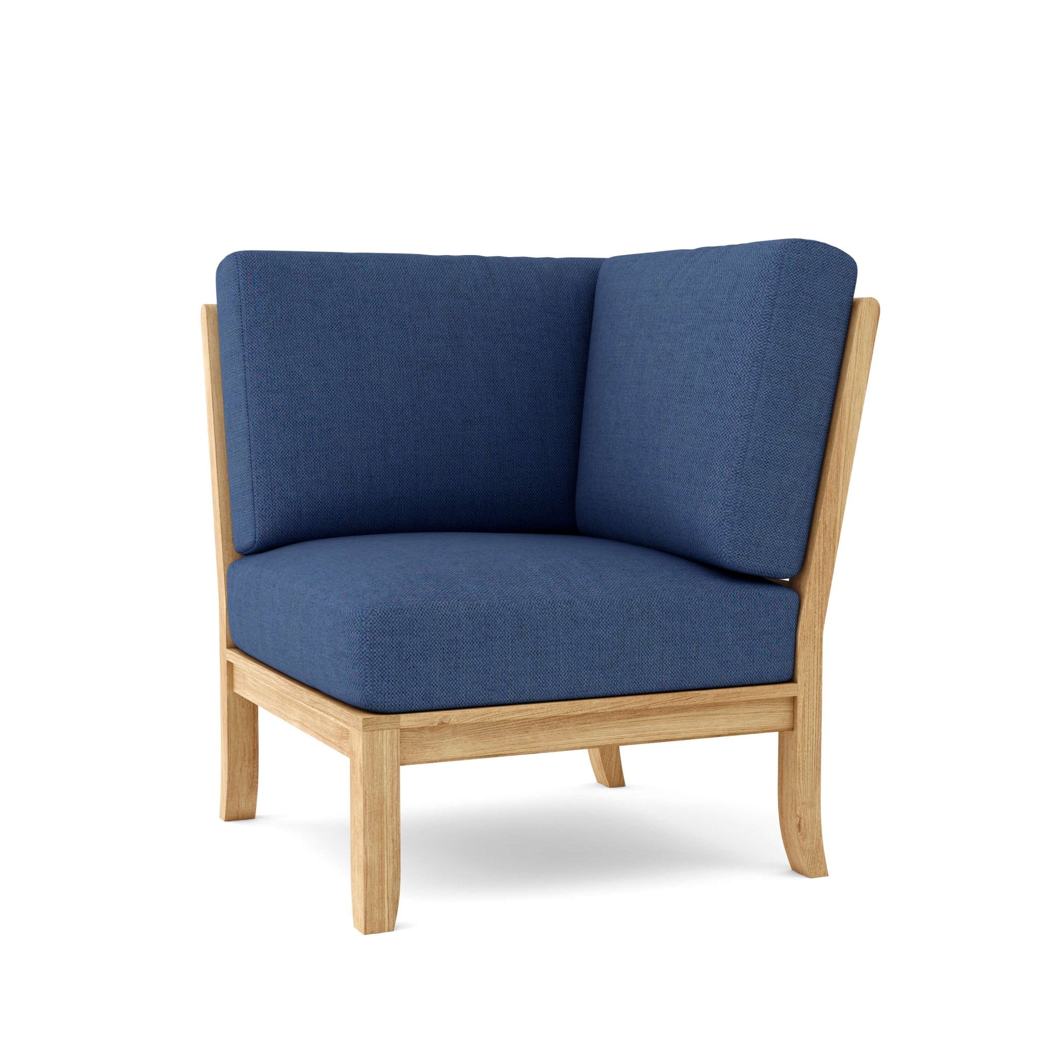 Natsepa Corner Modular Deep Seating – (Navy) by Anderson Teak