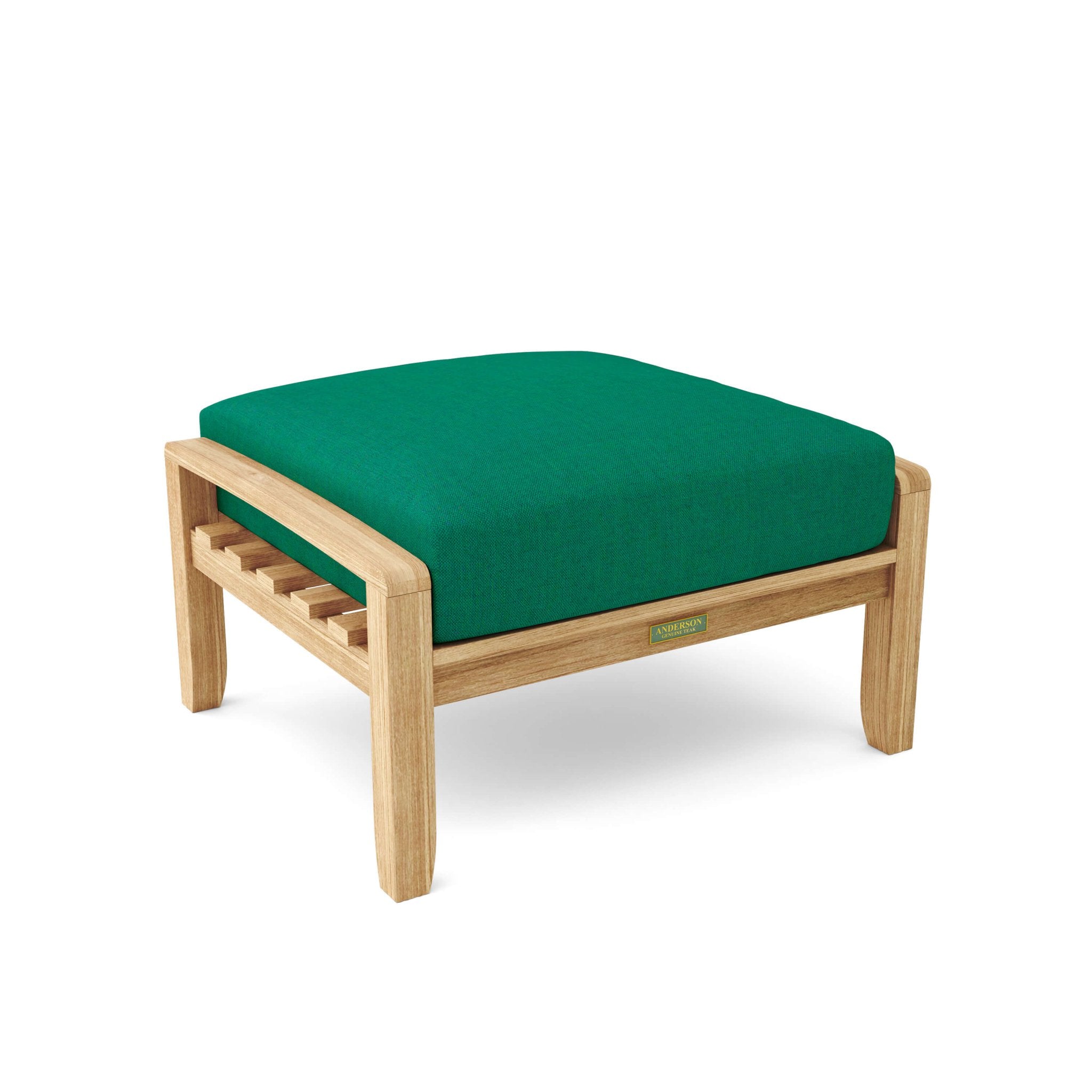 Natsepa Ottoman – (Forest Green) by Anderson Teak