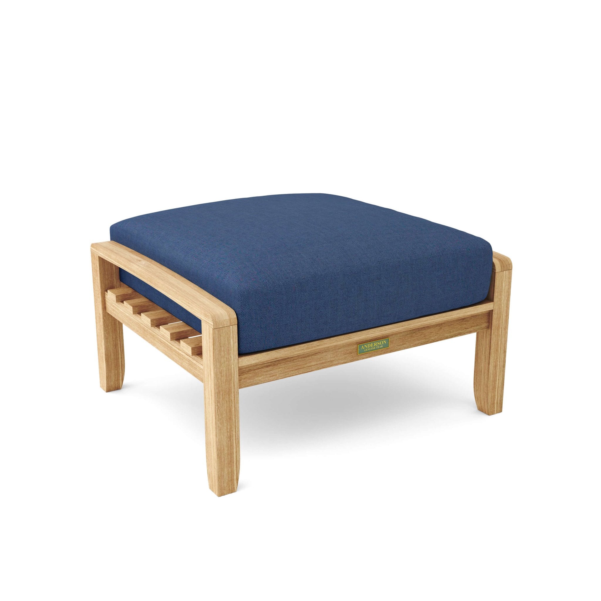 Natsepa Ottoman – (Navy) by Anderson Teak