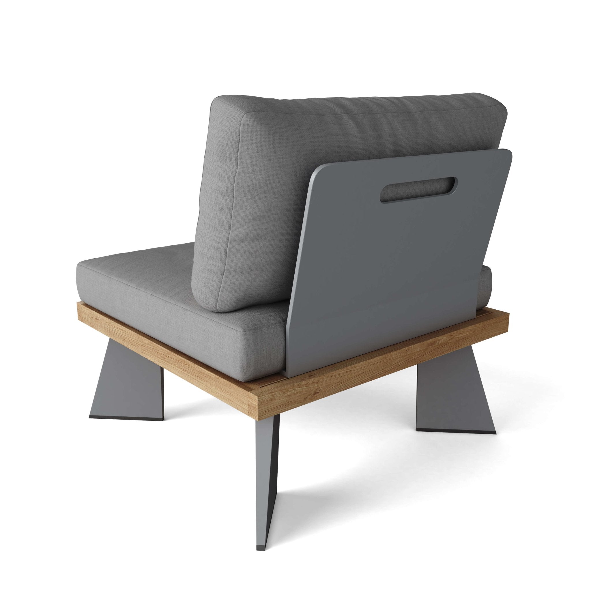 Oxford Platform 1 - Seater – (Cast Slate) by Montserrat Collection