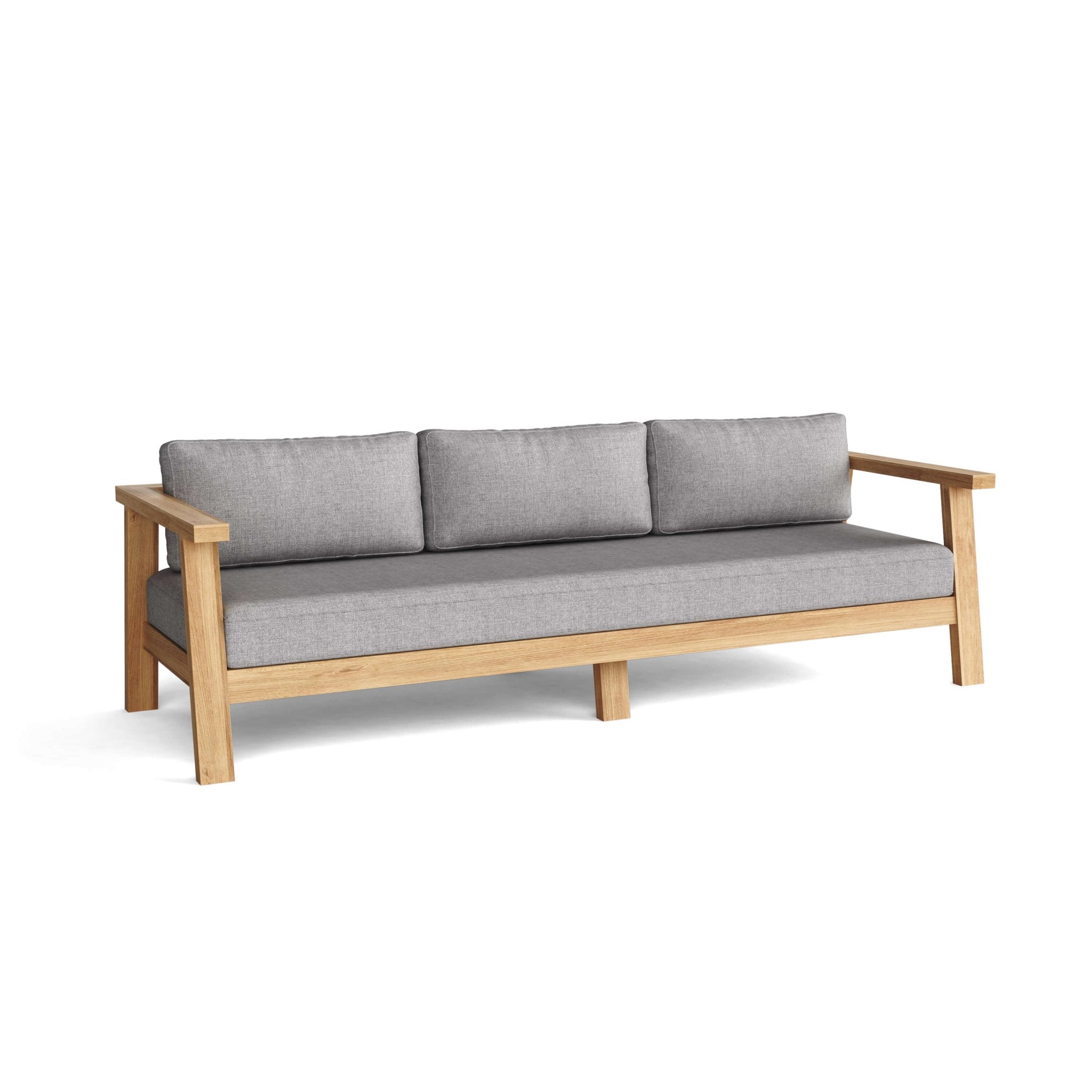 Palermo Deep Seating Sofa – Teak Sofa (Cast Slate) by Anderson Teak