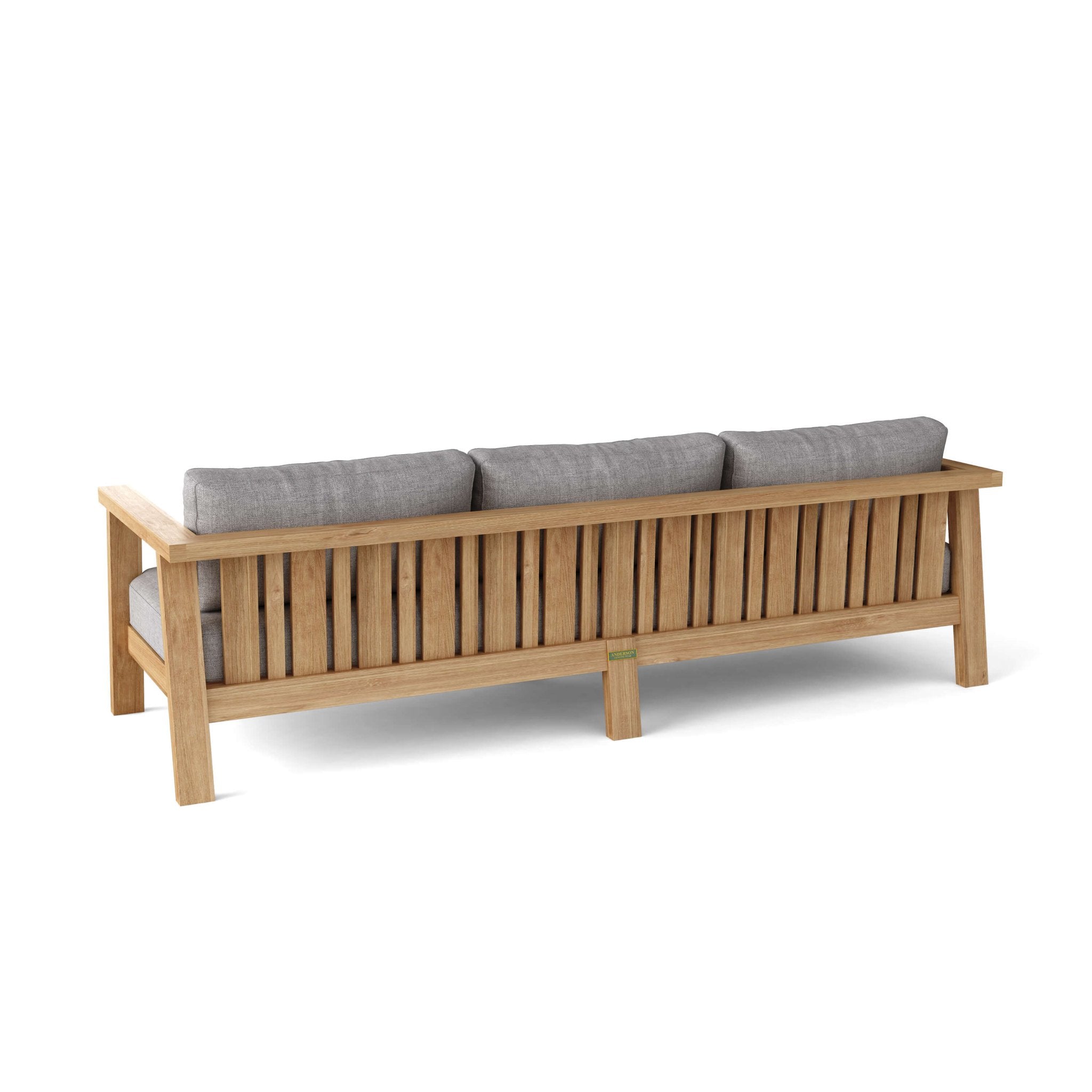 Palermo Deep Seating Sofa – Teak Sofa (Cast Slate) by Anderson Teak