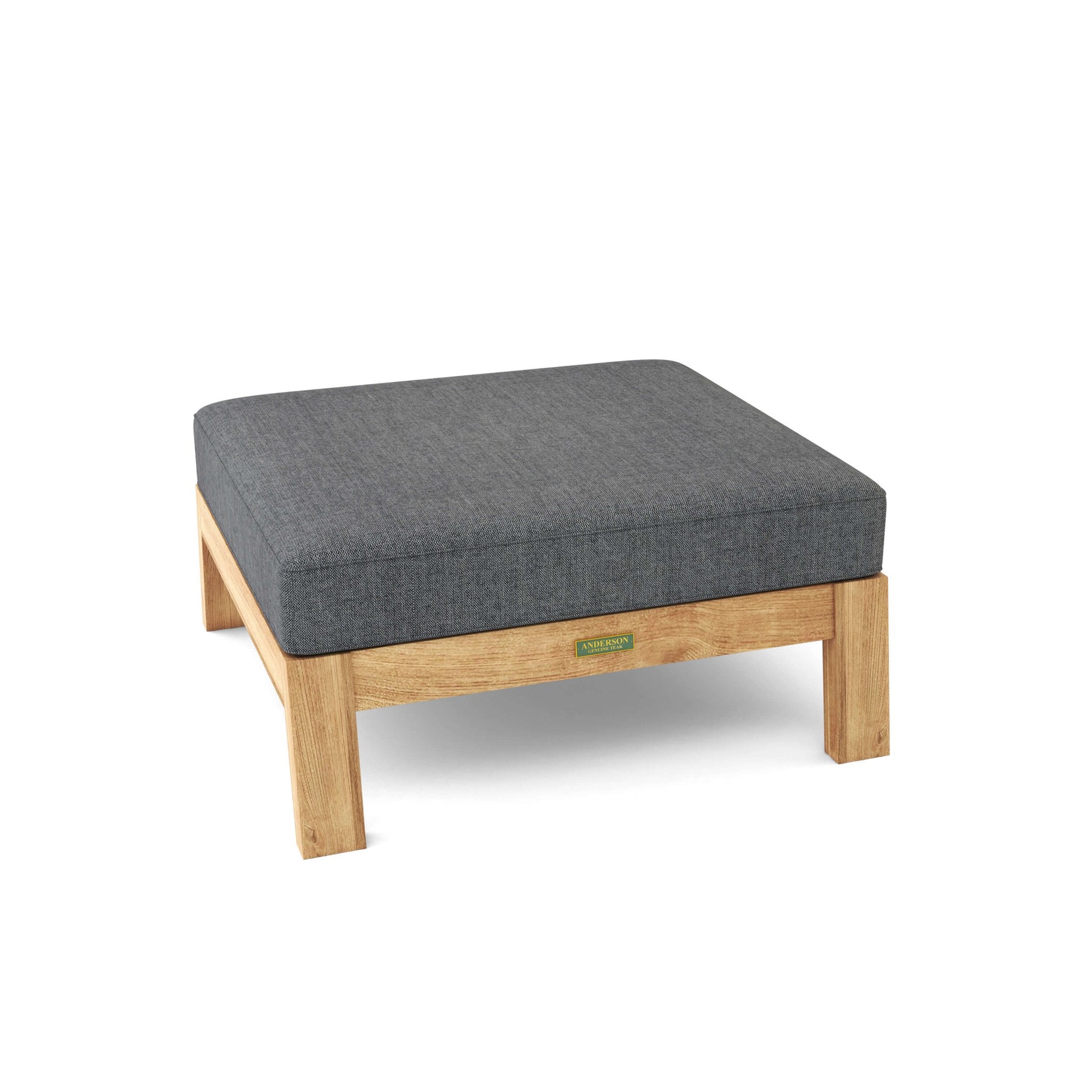 Palermo Ottoman – (Cast Charcoal) by Anderson Teak
