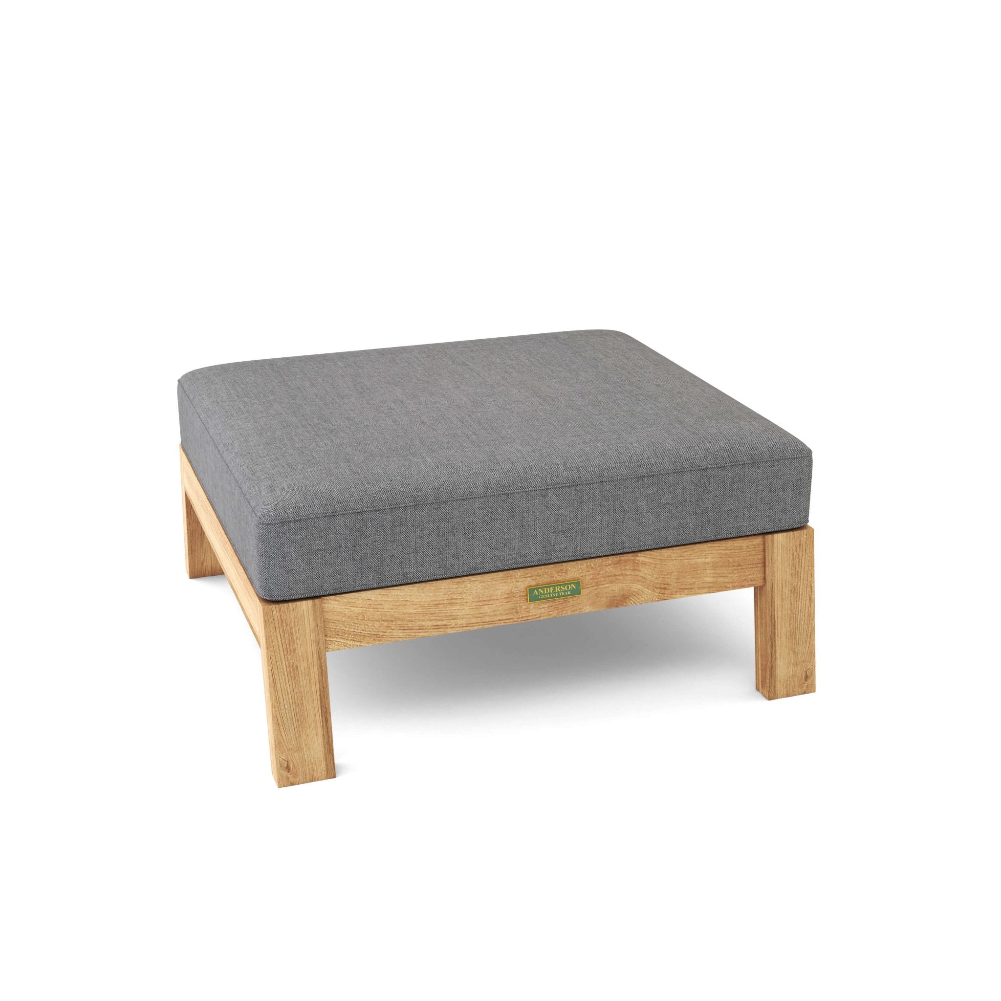 Palermo Ottoman – (Cast Slate) by Anderson Teak