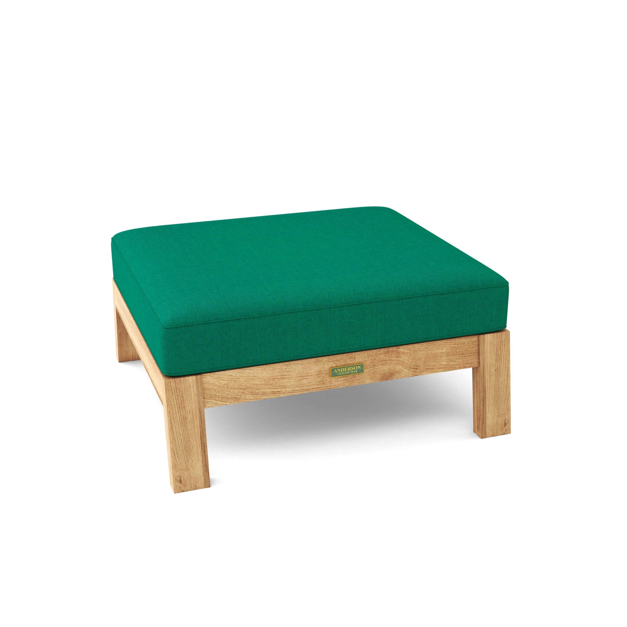Palermo Ottoman – (Forest Green) by Anderson Teak