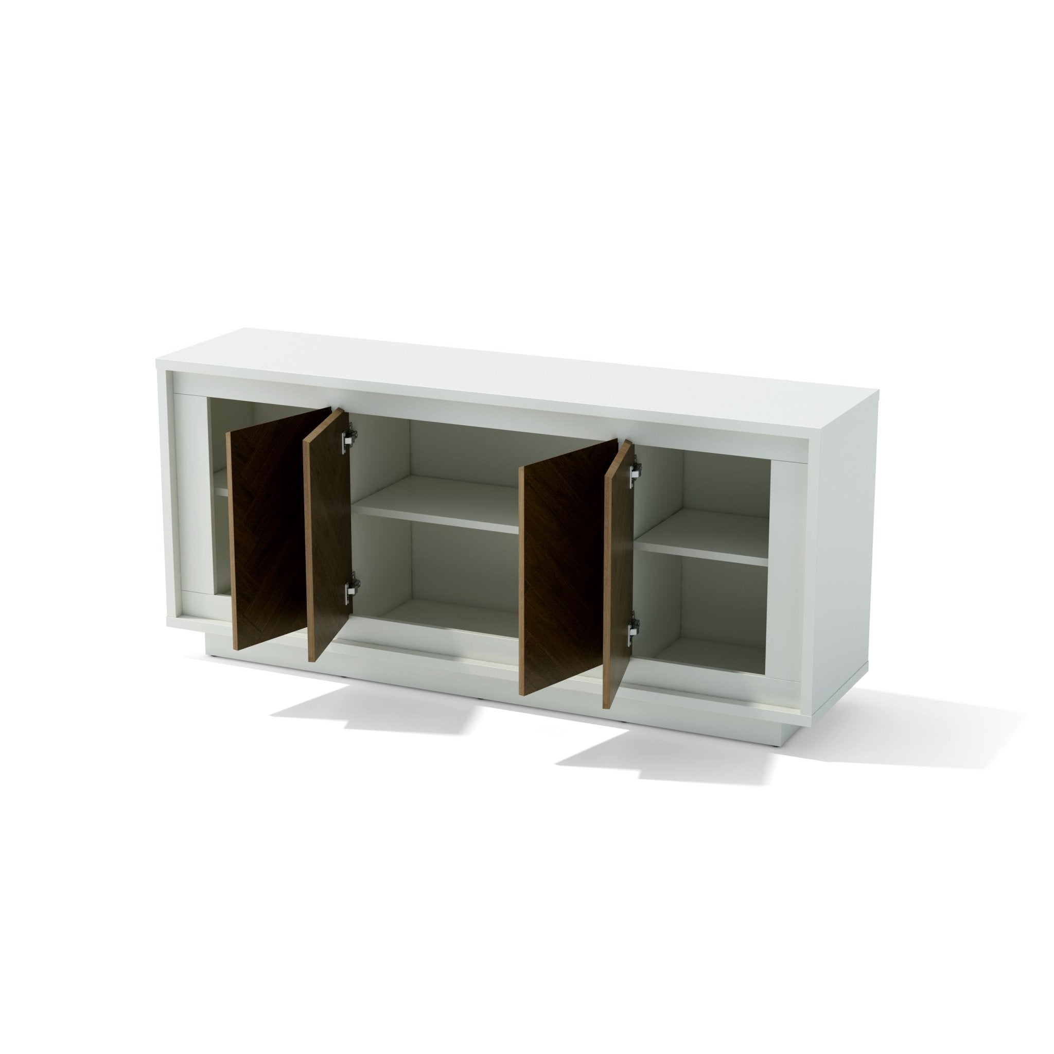 Paraggi Sideboard – (White & Mahogany) by Anderson Teak
