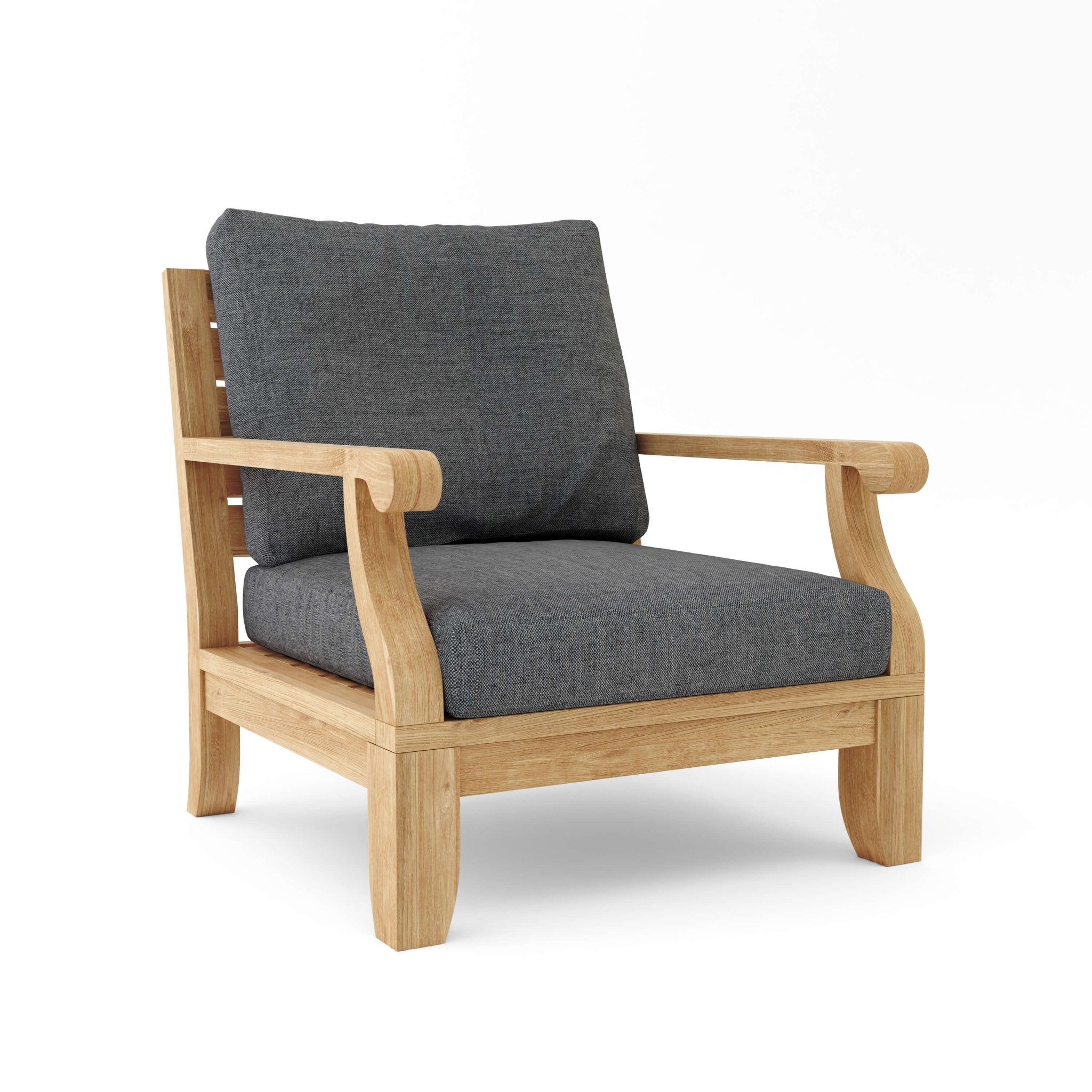 Riviera Modular Armchair – (Cast Charcoal) by Anderson Teak